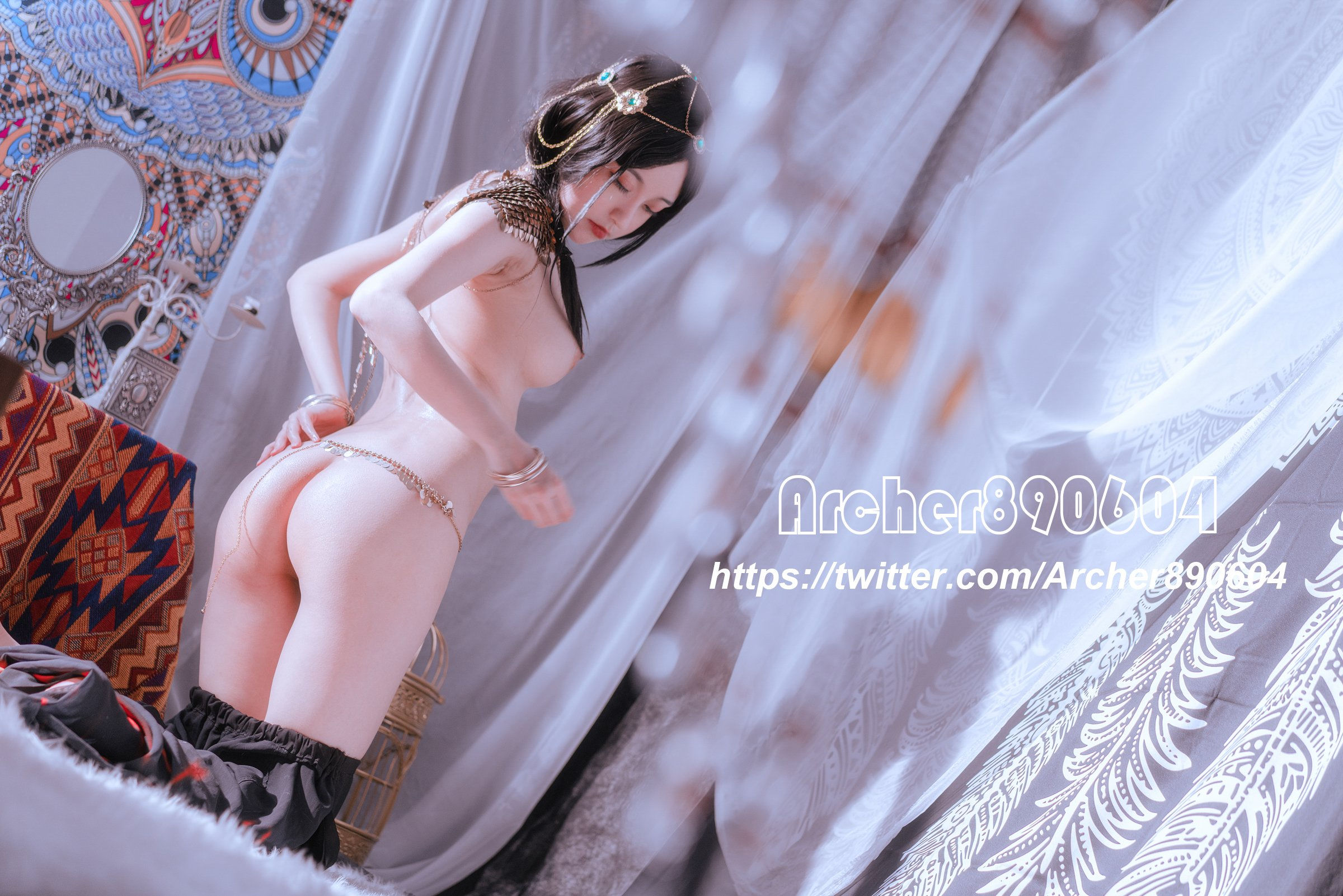 摄影师黄金王《绿洲舞娘》 - 未分类人体摄影