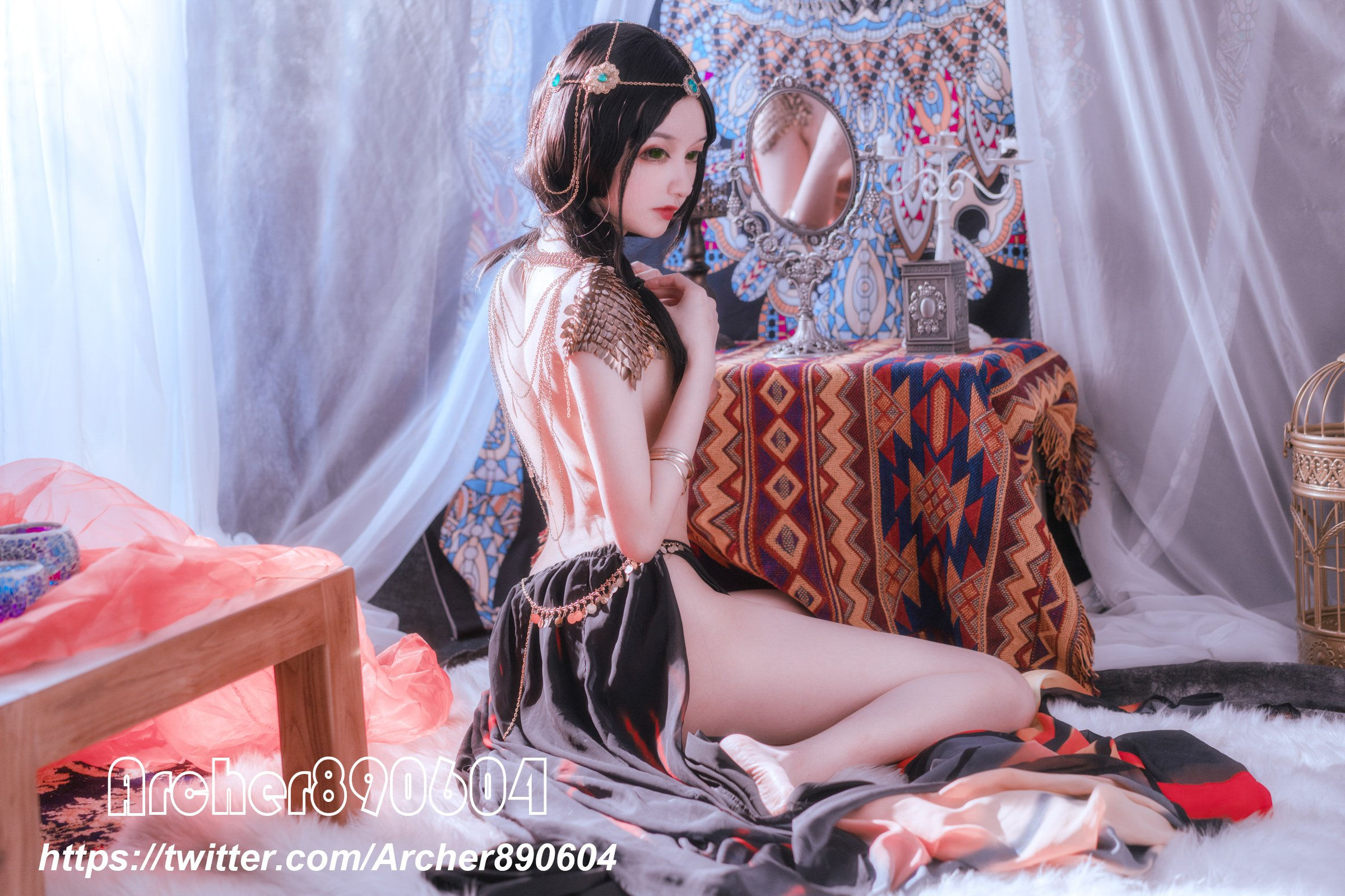 摄影师黄金王《绿洲舞娘》 - 未分类人体摄影