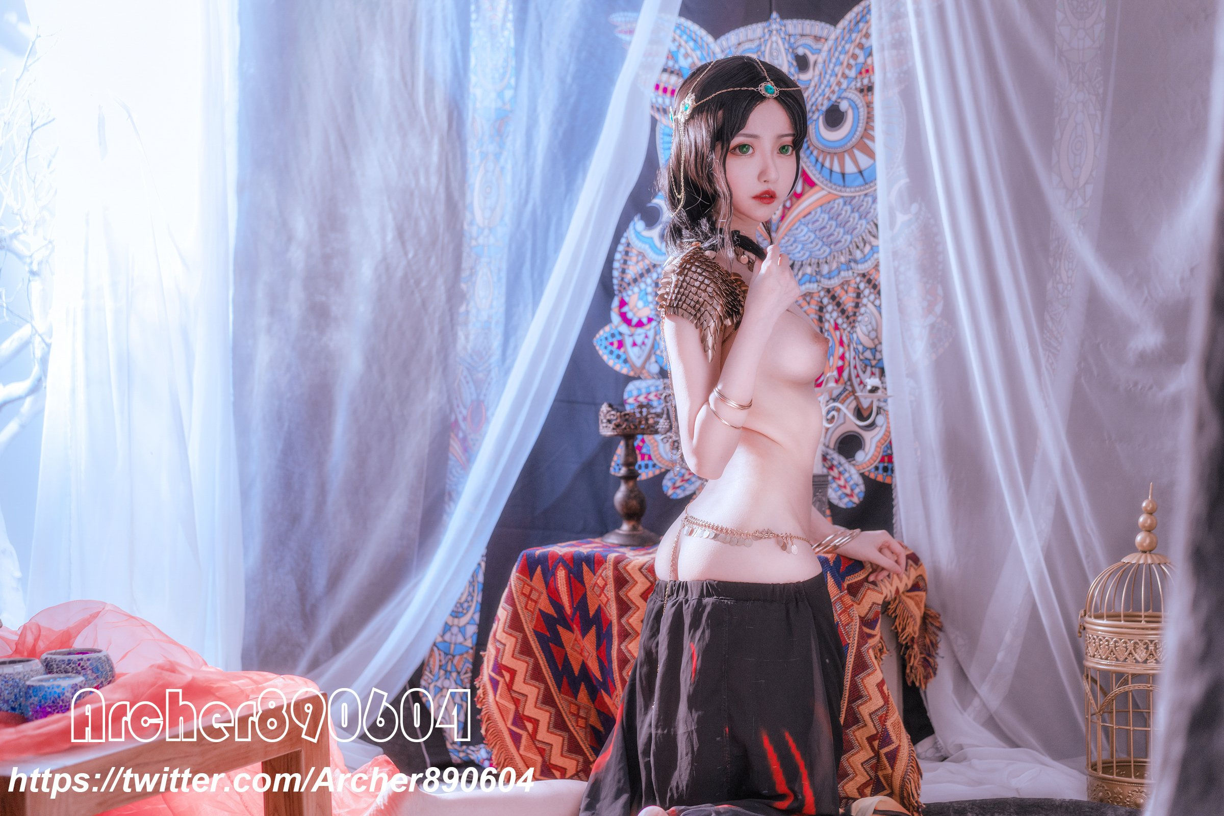 摄影师黄金王《绿洲舞娘》 - 未分类人体摄影