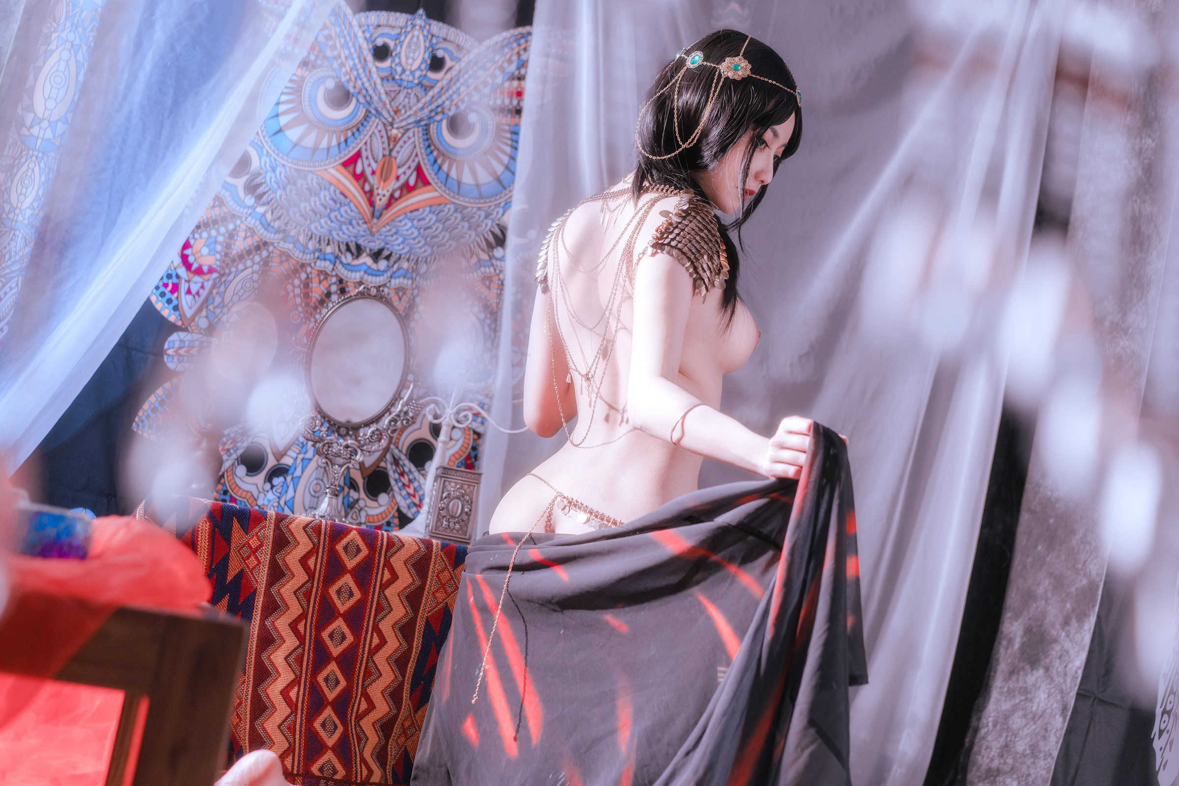 摄影师黄金王《绿洲舞娘》 - 未分类人体摄影