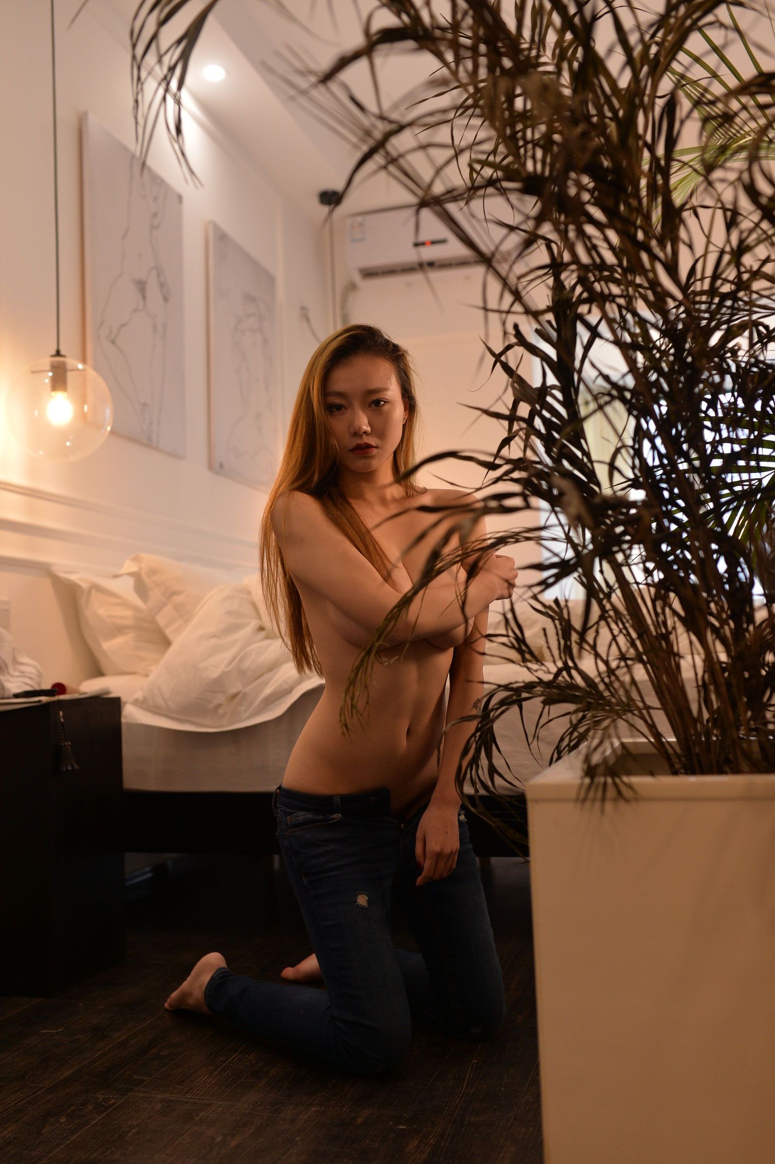 秀人网女神安然人体私拍视图 - 未分类人体摄影