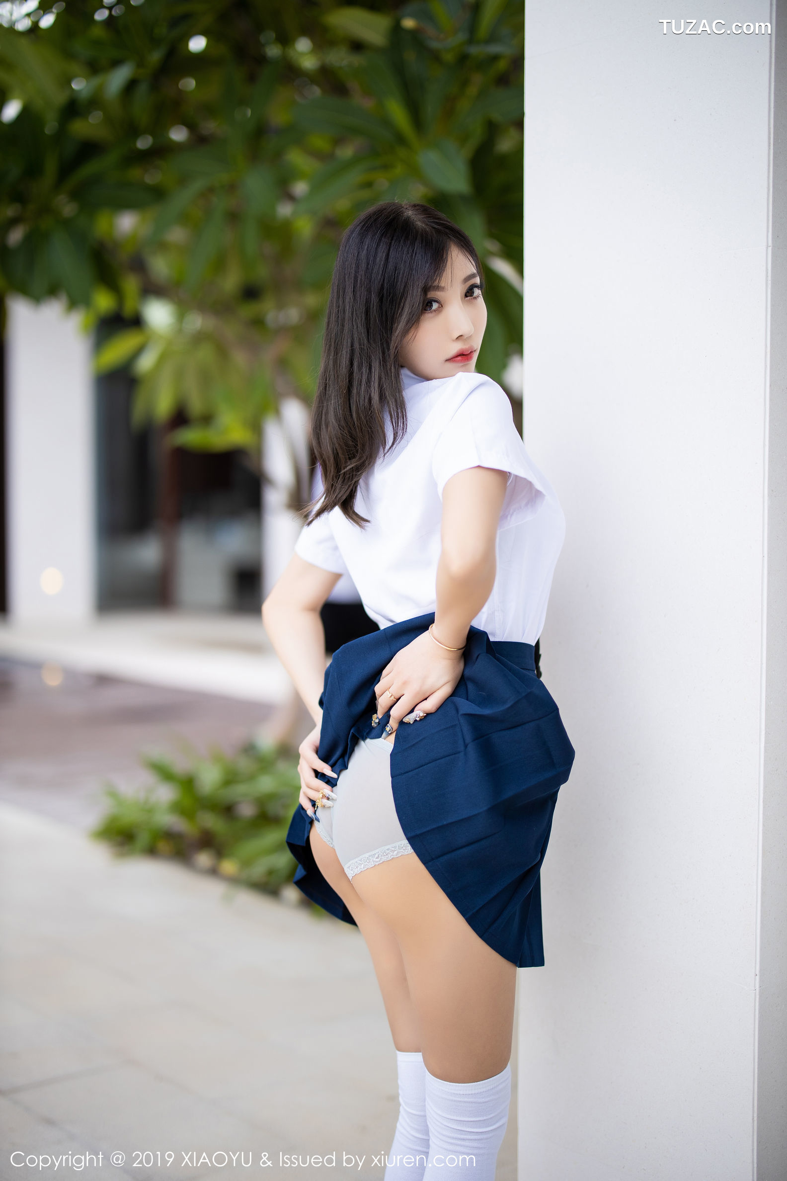 XiaoYu语画界-184-杨晨晨-《清纯的学生装到湿身性感蕾丝内衣》-2019.11.01