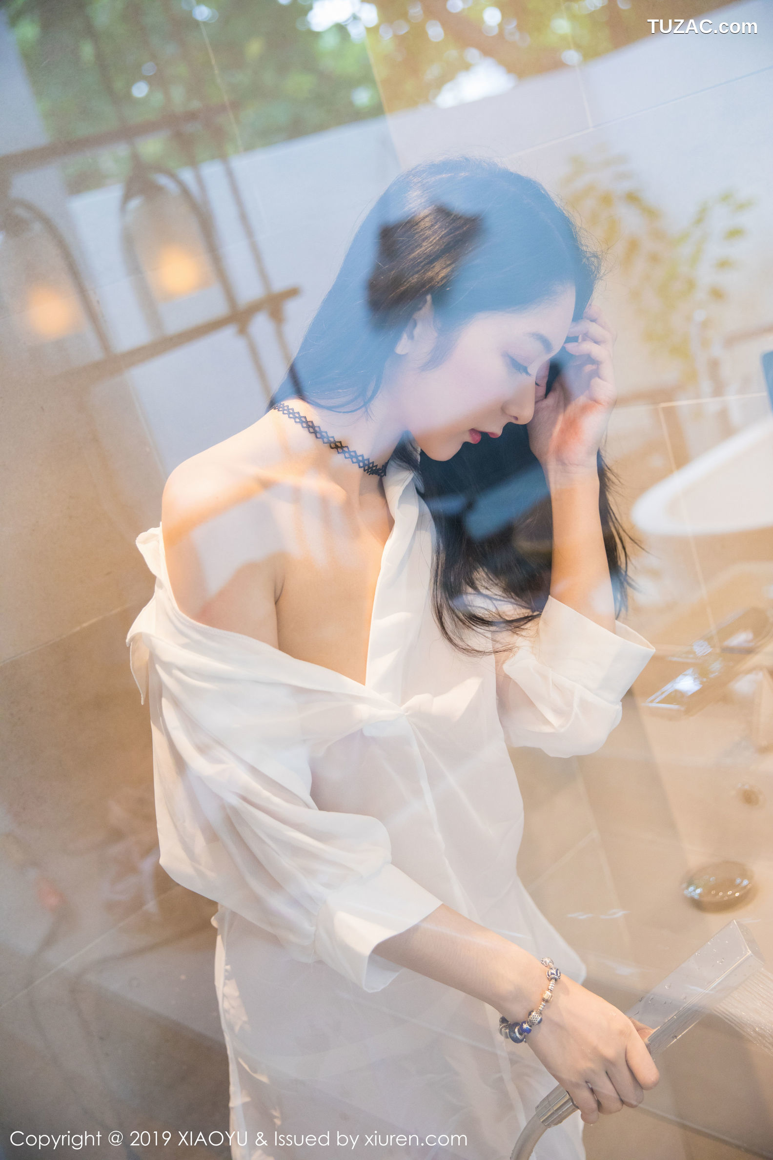 XiaoYu语画界-211-小热巴-《白丝蕾丝-浴室衬衫湿身》-2019.12.10