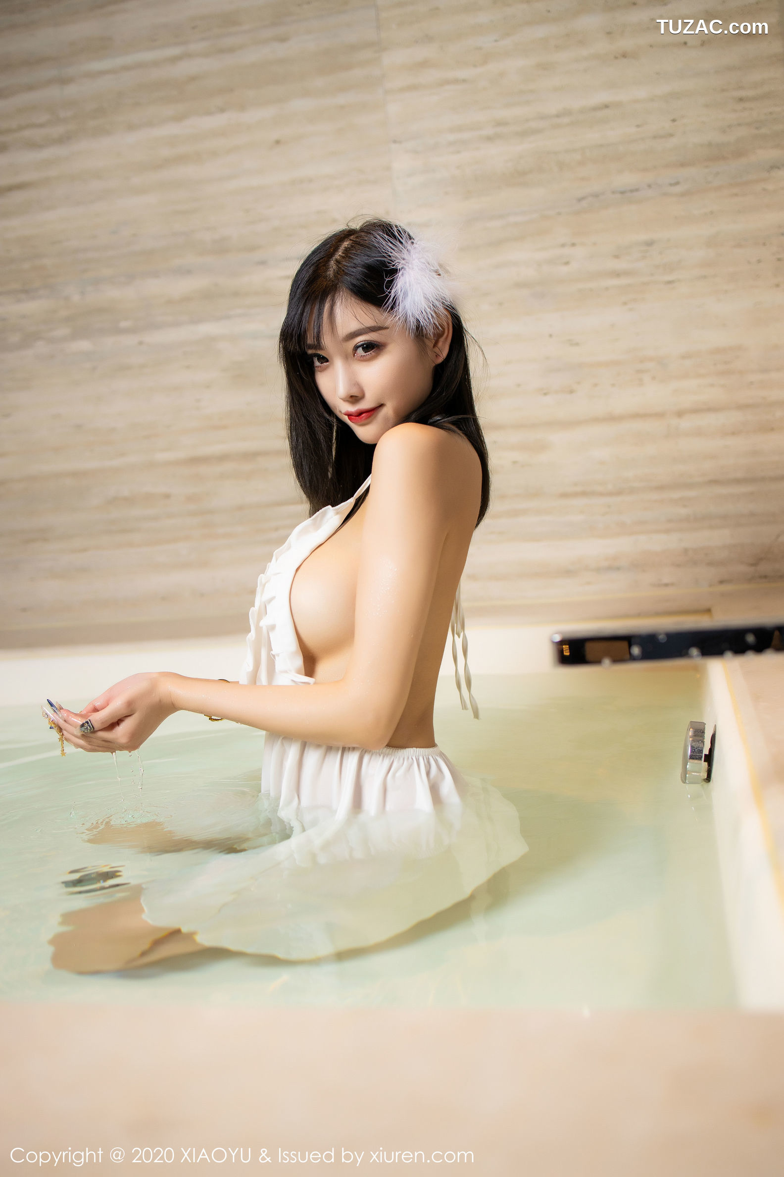 XiaoYu语画界-234-杨晨晨-《性感吊裙湿身系列》-2020.01.13