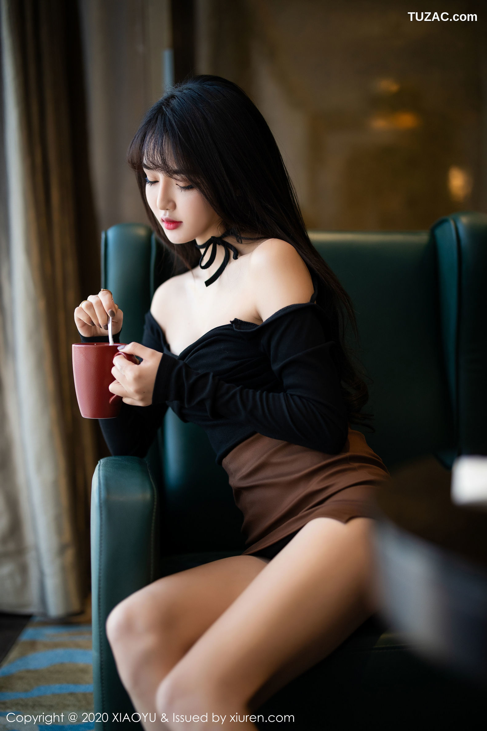 XiaoYu语画界-248-Miko酱吖-《性感抹胸内衣与蕾丝吊袜》-2020.02.17