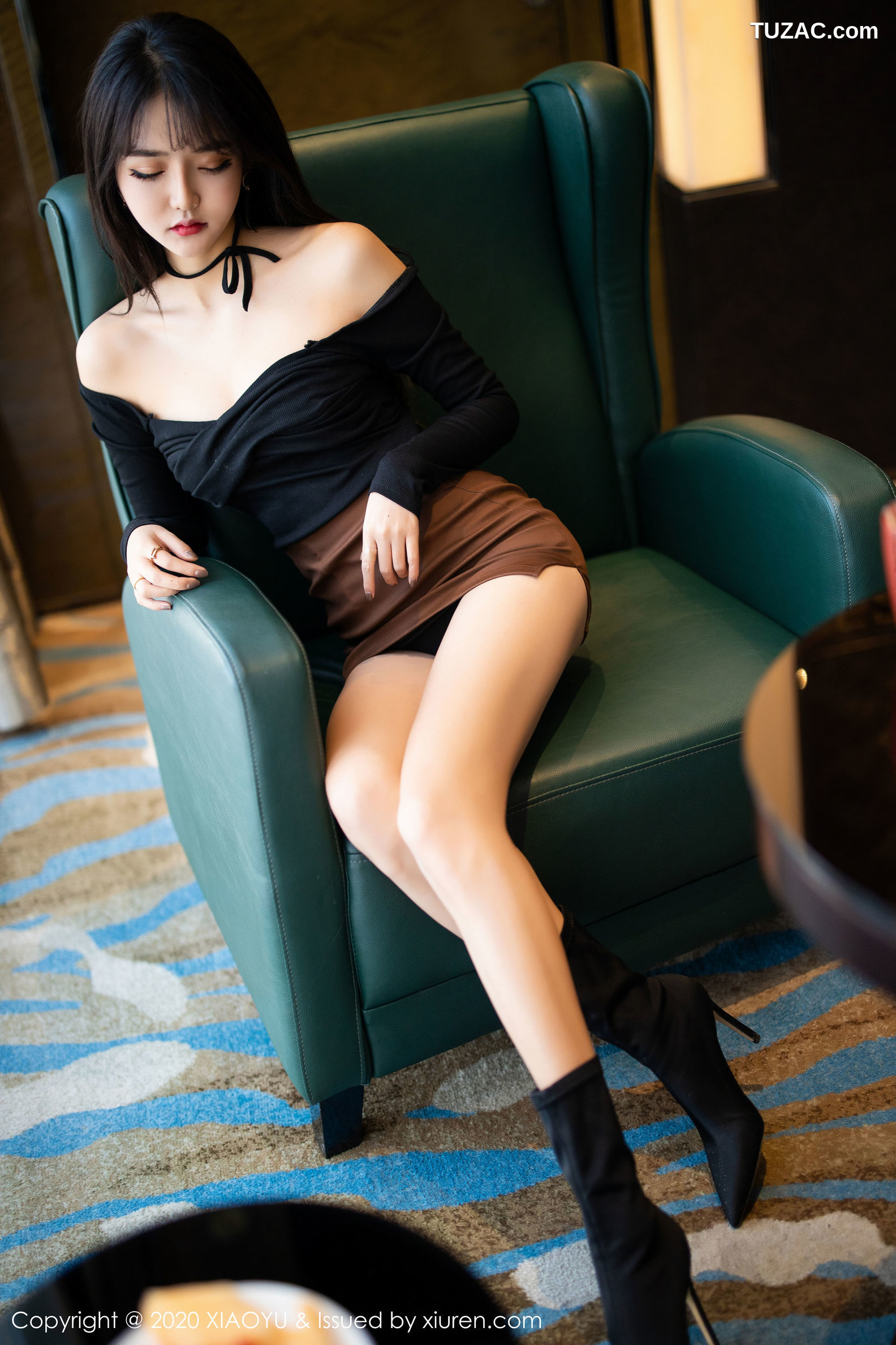 XiaoYu语画界-248-Miko酱吖-《性感抹胸内衣与蕾丝吊袜》-2020.02.17