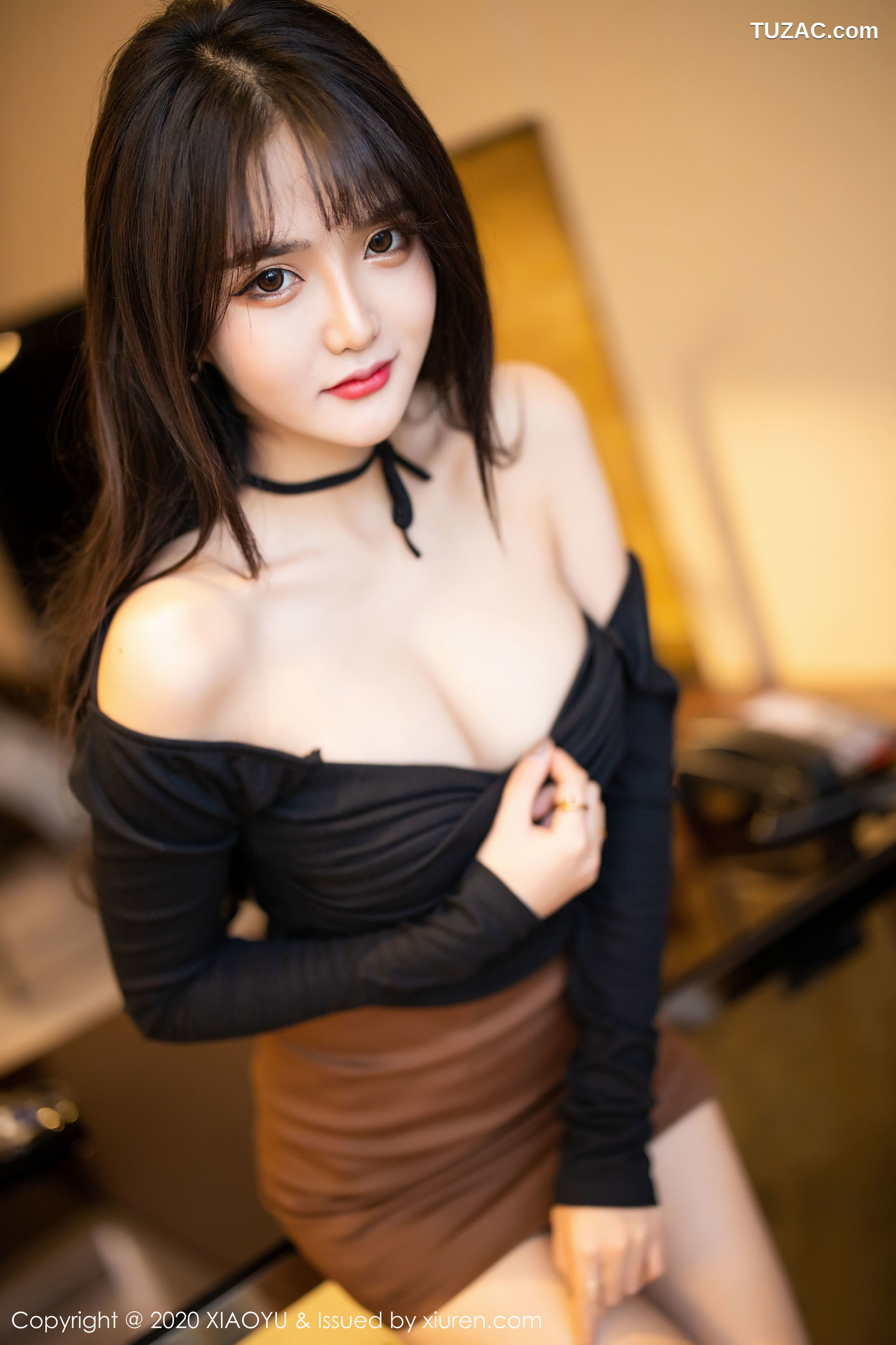 XiaoYu语画界-248-Miko酱吖-《性感抹胸内衣与蕾丝吊袜》-2020.02.17