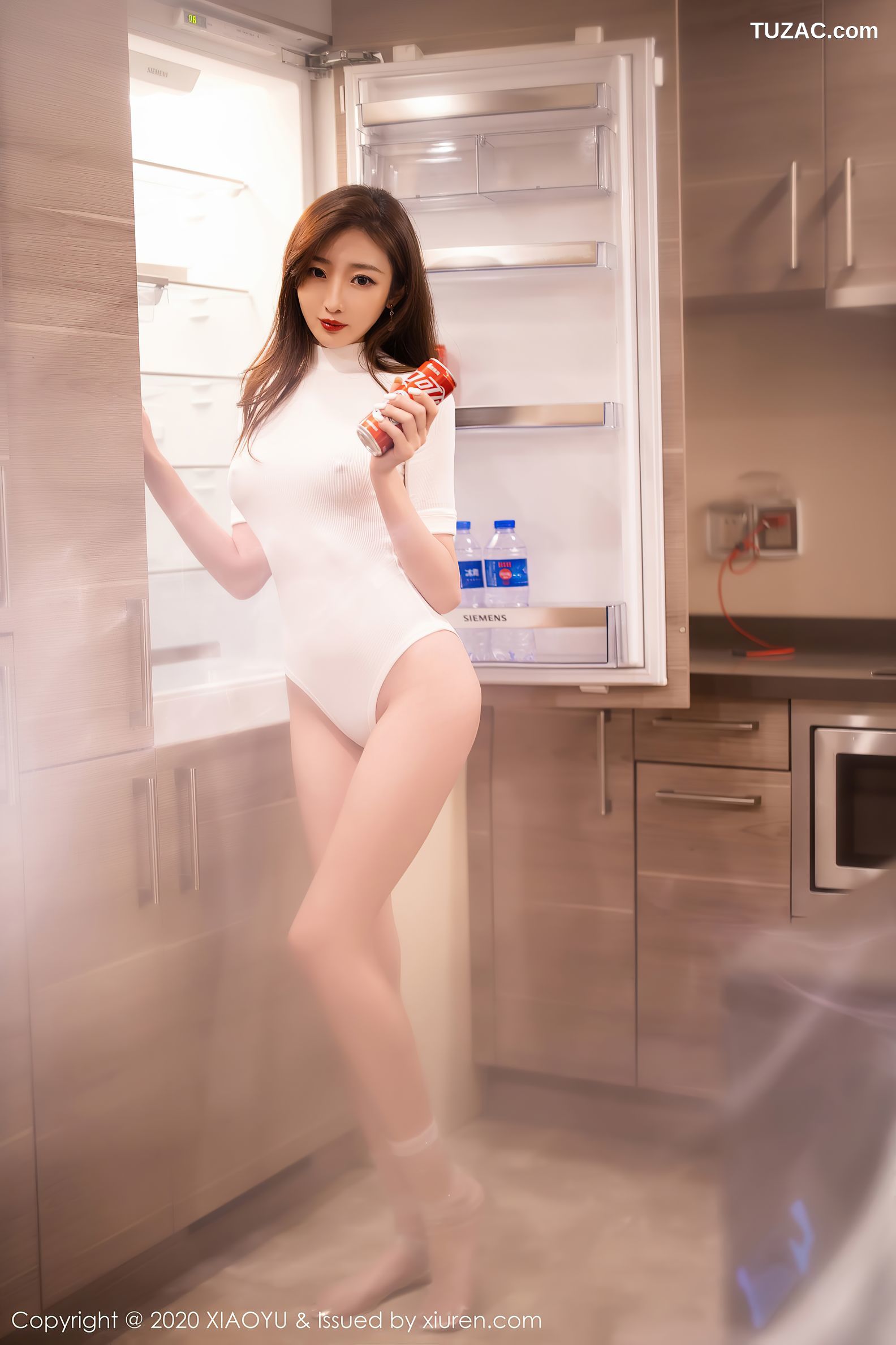 XiaoYu语画界-389-安琪Yee-《白色连体衣包裹曼妙有致娇躯》-2020.10.19