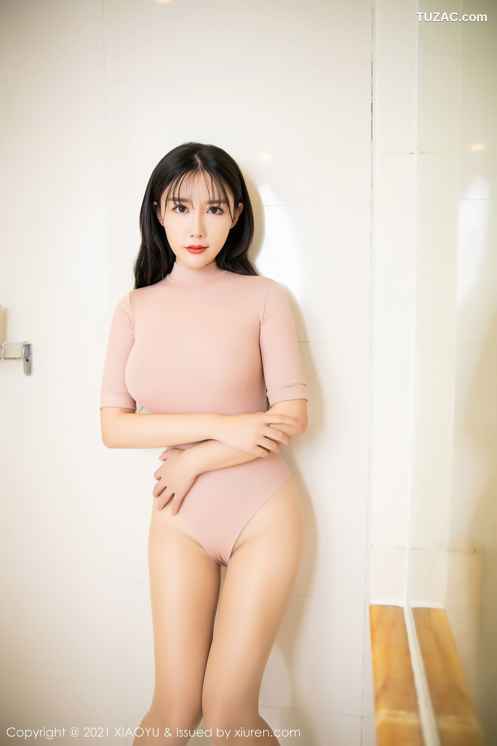 XiaoYu语画界-456-陈梦babe-黑色典雅旗袍黑丝-2021.01.21