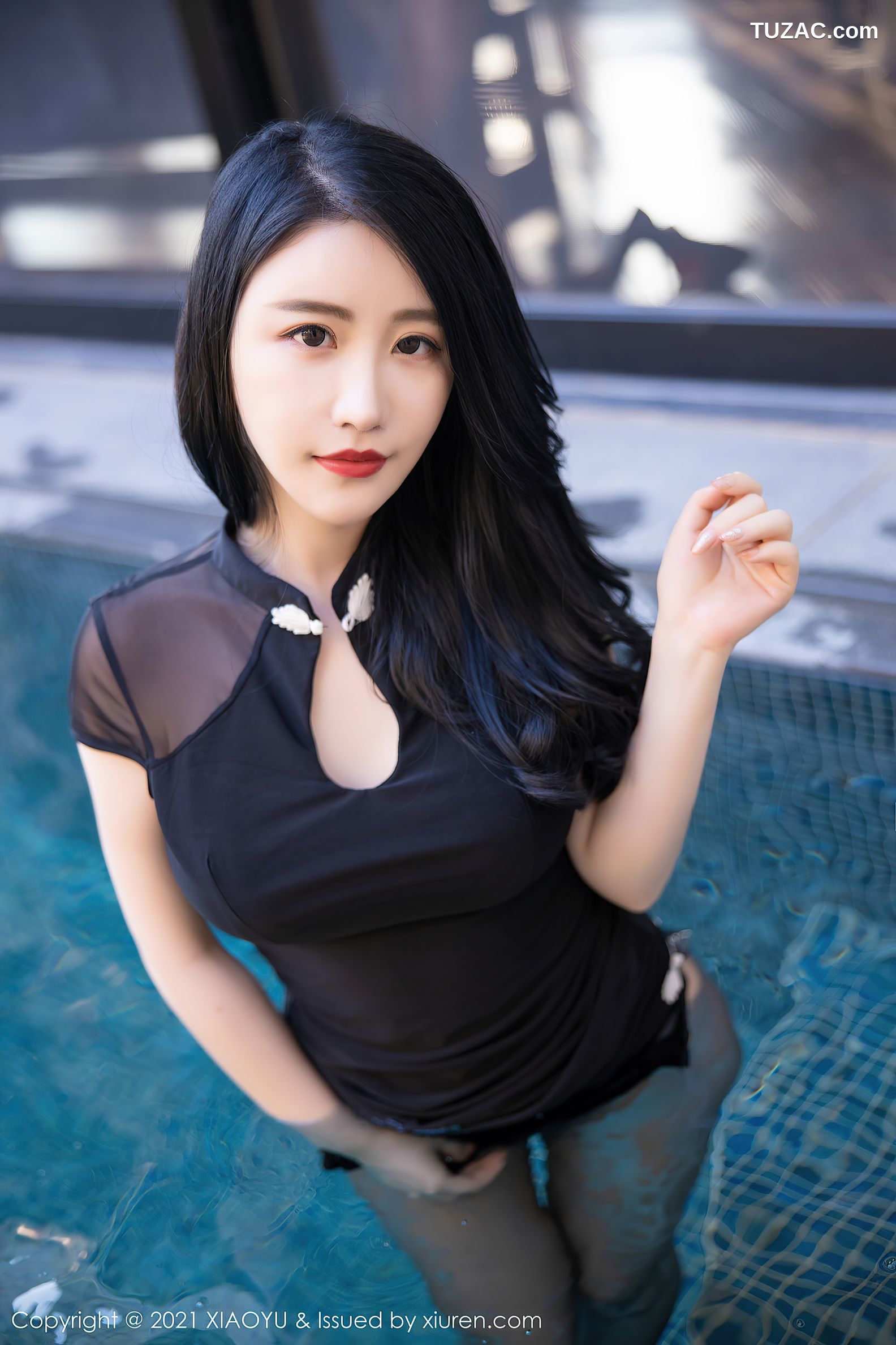 XiaoYu语画界-476-绯月樱-西双版纳旅拍-典雅旗袍黑丝-2021.02.25