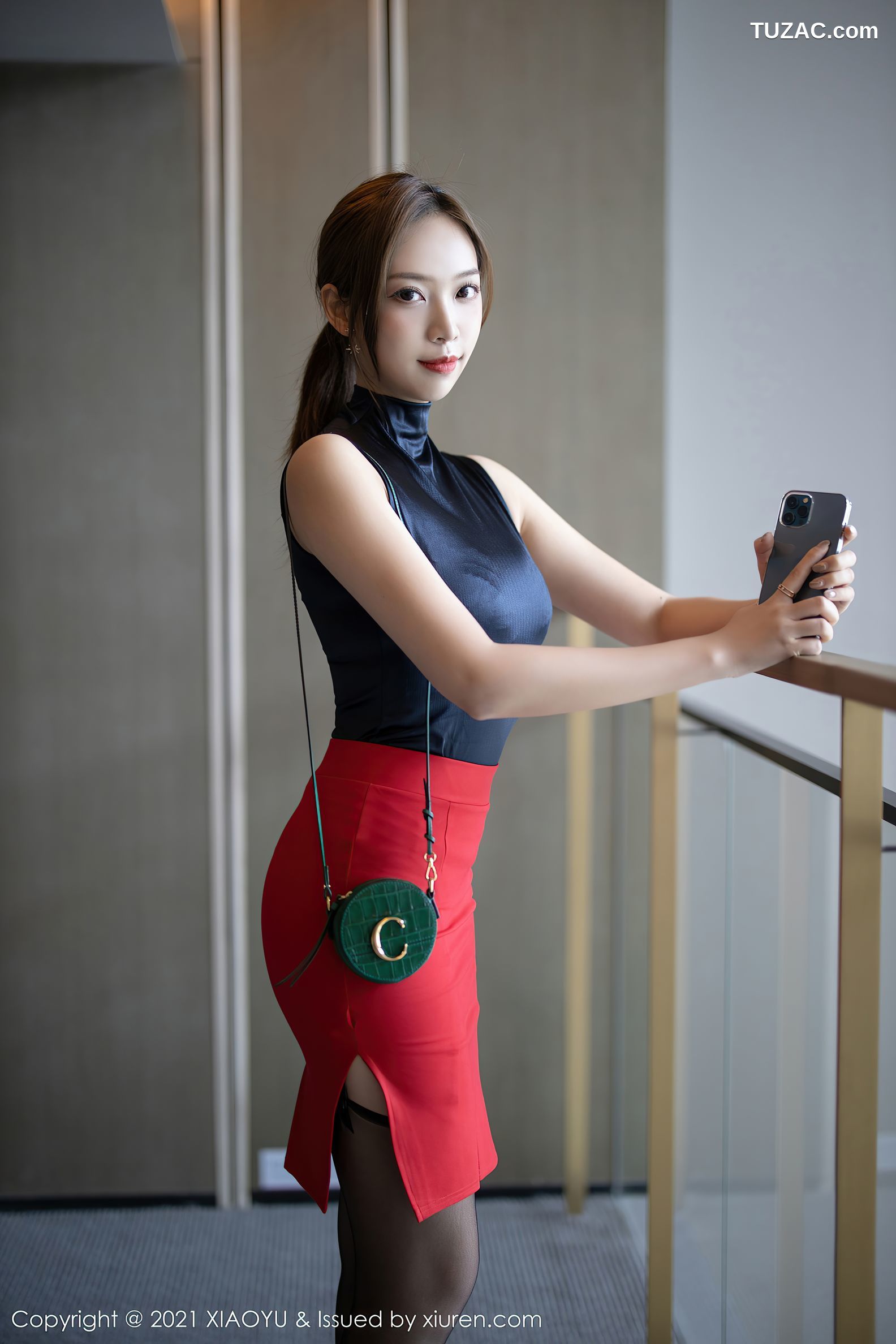 XiaoYu语画界-491-郑颖姗-经典都市ol制服黑丝-2021.03.18