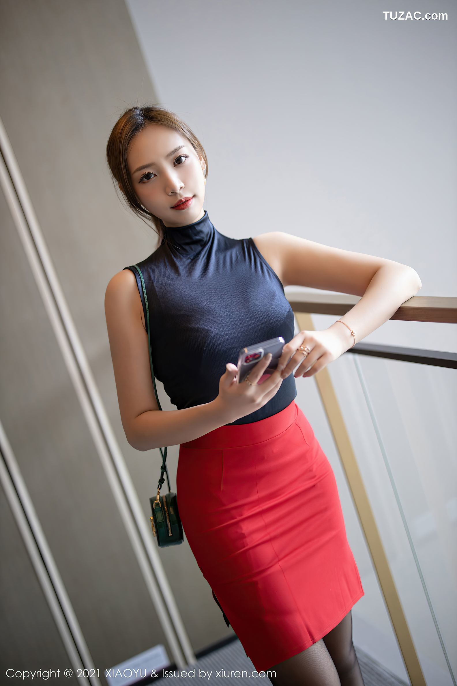 XiaoYu语画界-491-郑颖姗-经典都市ol制服黑丝-2021.03.18