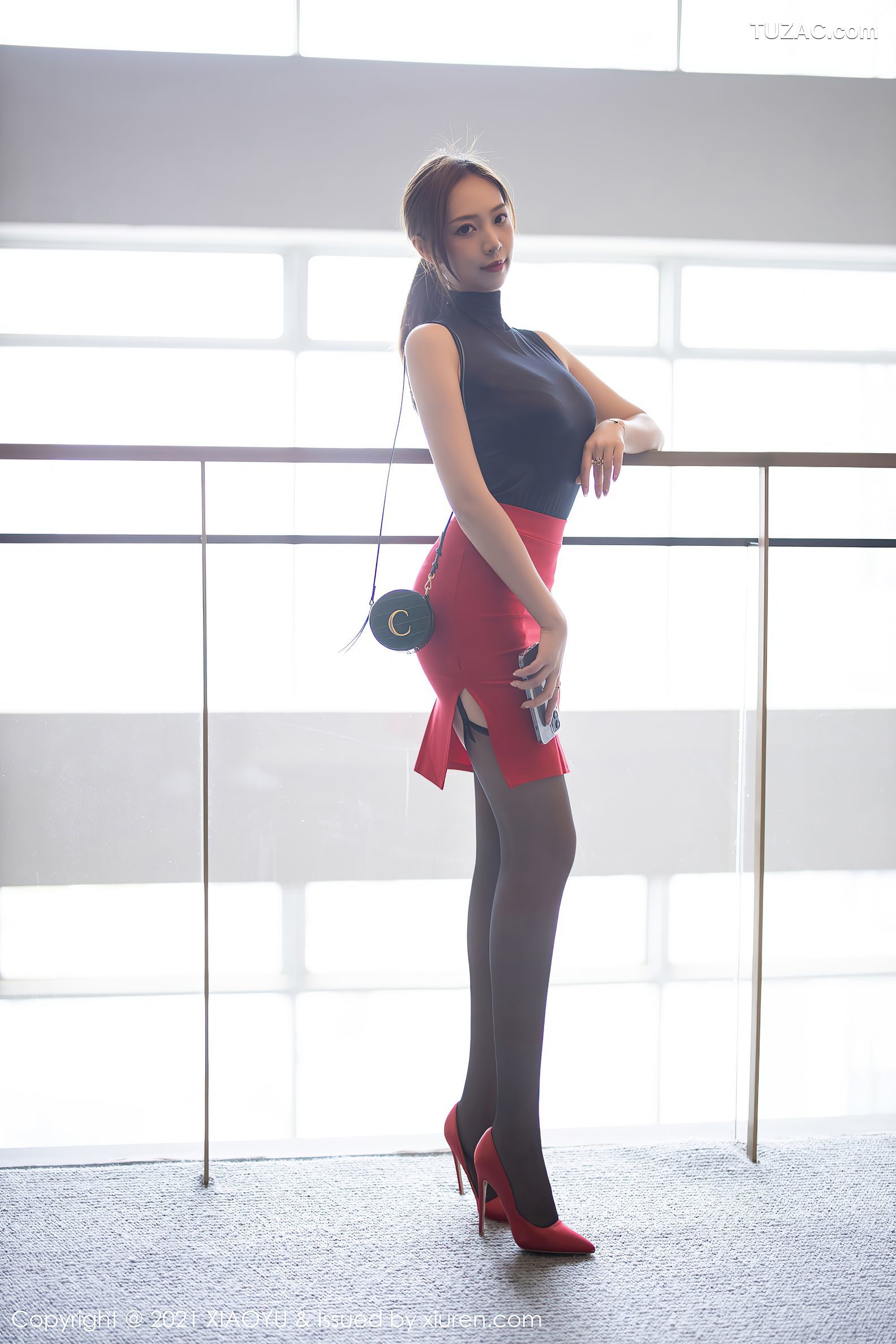 XiaoYu语画界-491-郑颖姗-经典都市ol制服黑丝-2021.03.18