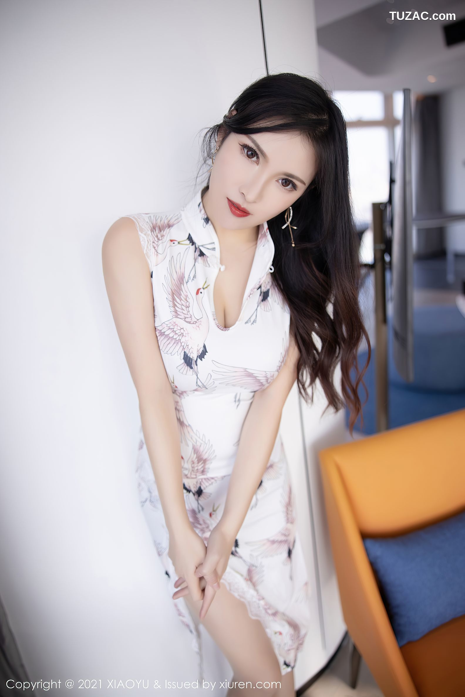 XiaoYu语画界-558-乔漫妮-浪漫韵味旗袍豪乳诱惑-2021.06.28
