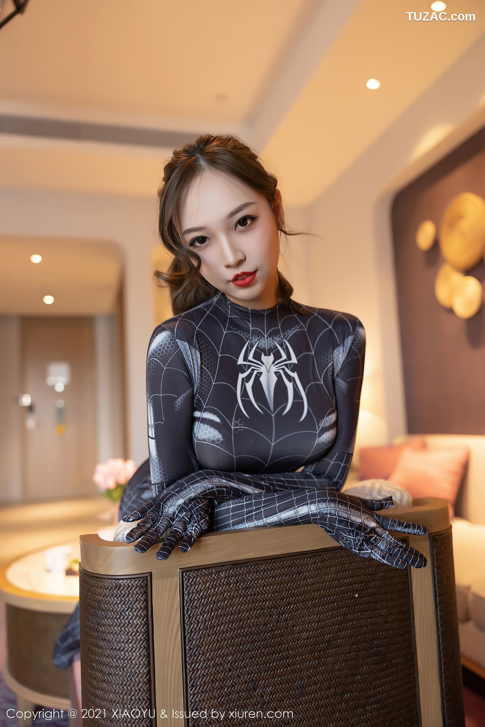 XiaoYu语画界-559-郑颖姗-青岛旅拍-情趣蜘蛛侠服饰-2021.06.29