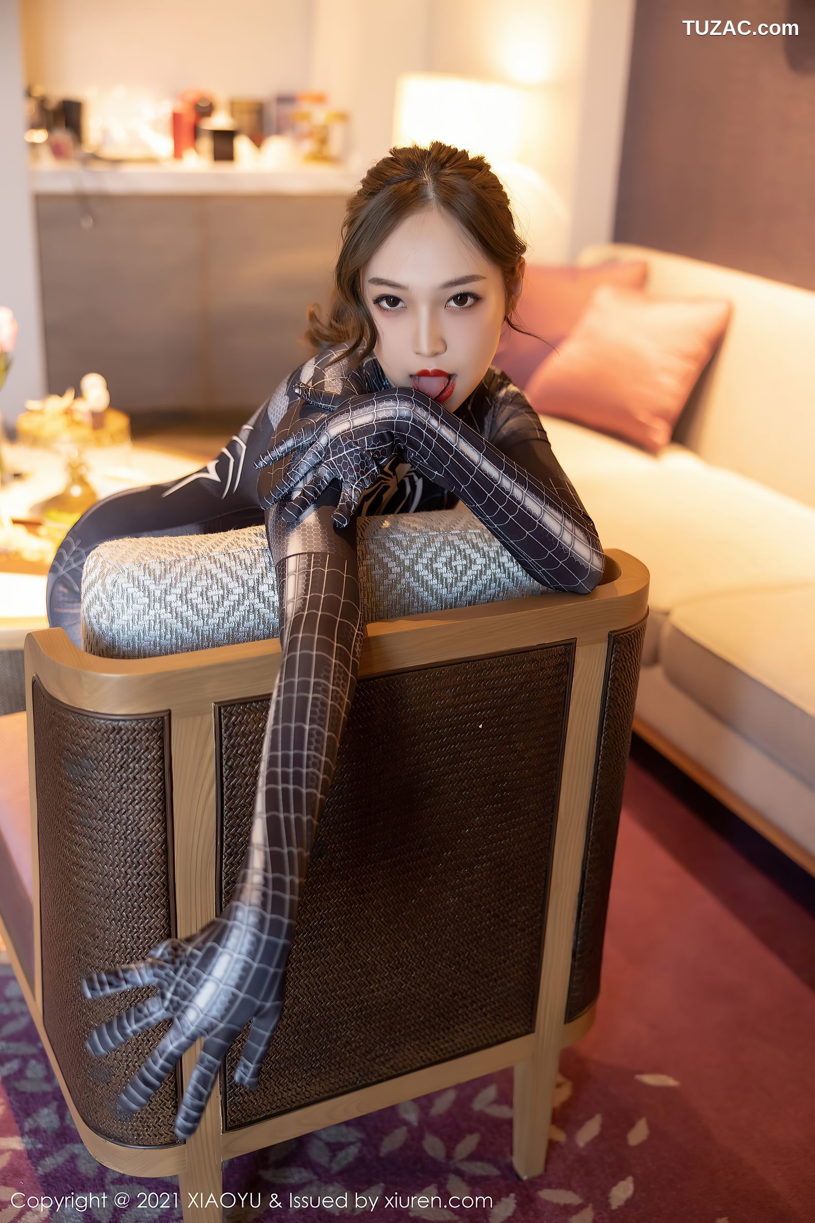 XiaoYu语画界-559-郑颖姗-青岛旅拍-情趣蜘蛛侠服饰-2021.06.29