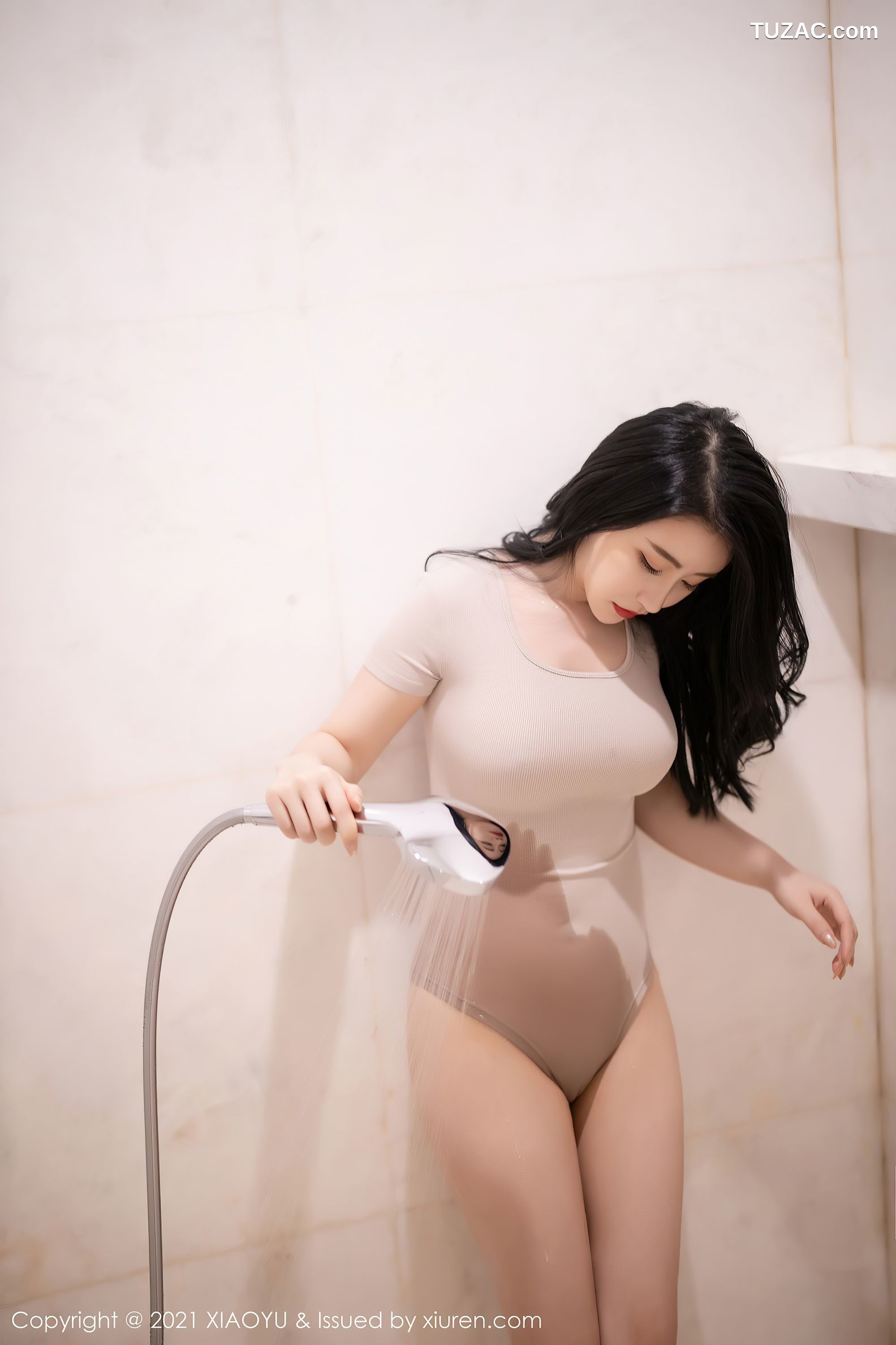 XiaoYu语画界-565-绯月樱-西双版纳旅拍-浴室连体内衣湿身-2021.07.07