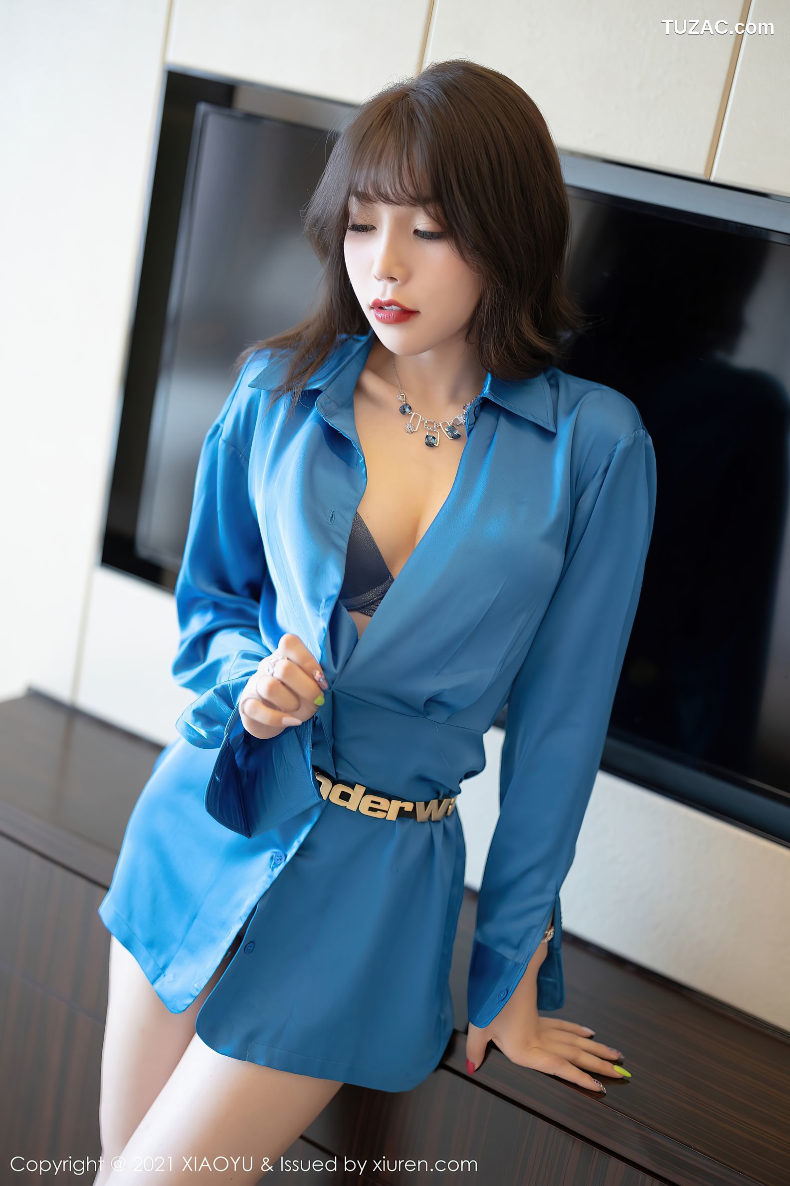 XiaoYu语画界-568-芝芝-床上性感内衣肉丝-2021.07.12