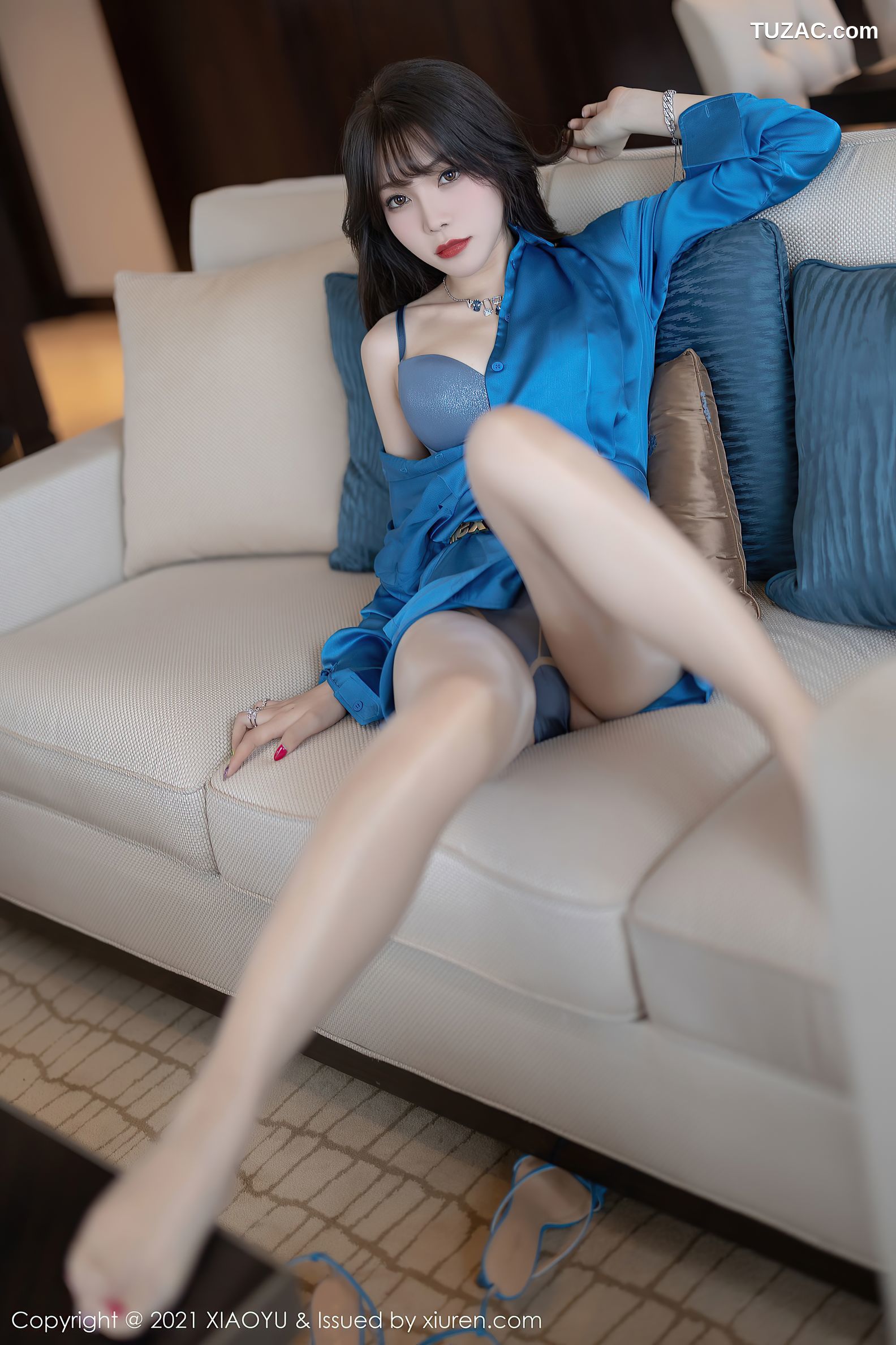 XiaoYu语画界-568-芝芝-床上性感内衣肉丝-2021.07.12