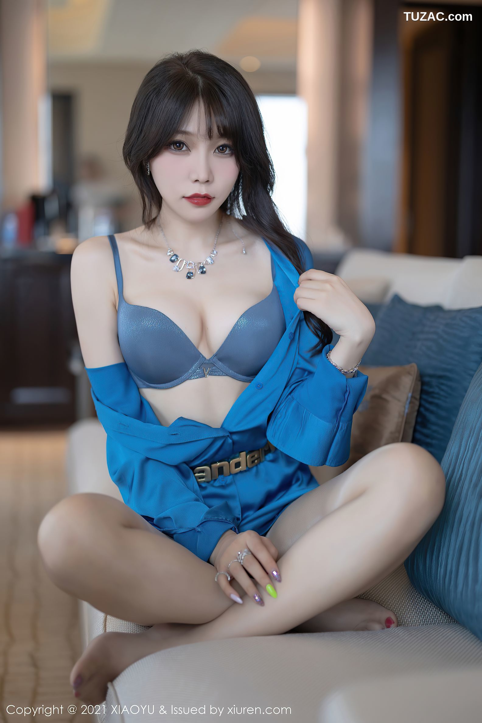 XiaoYu语画界-568-芝芝-床上性感内衣肉丝-2021.07.12