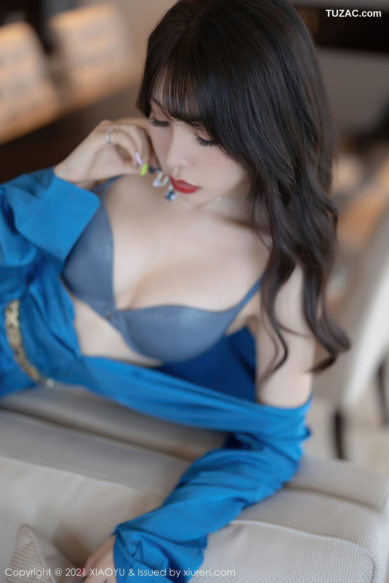 XiaoYu语画界-568-芝芝-床上性感内衣肉丝-2021.07.12