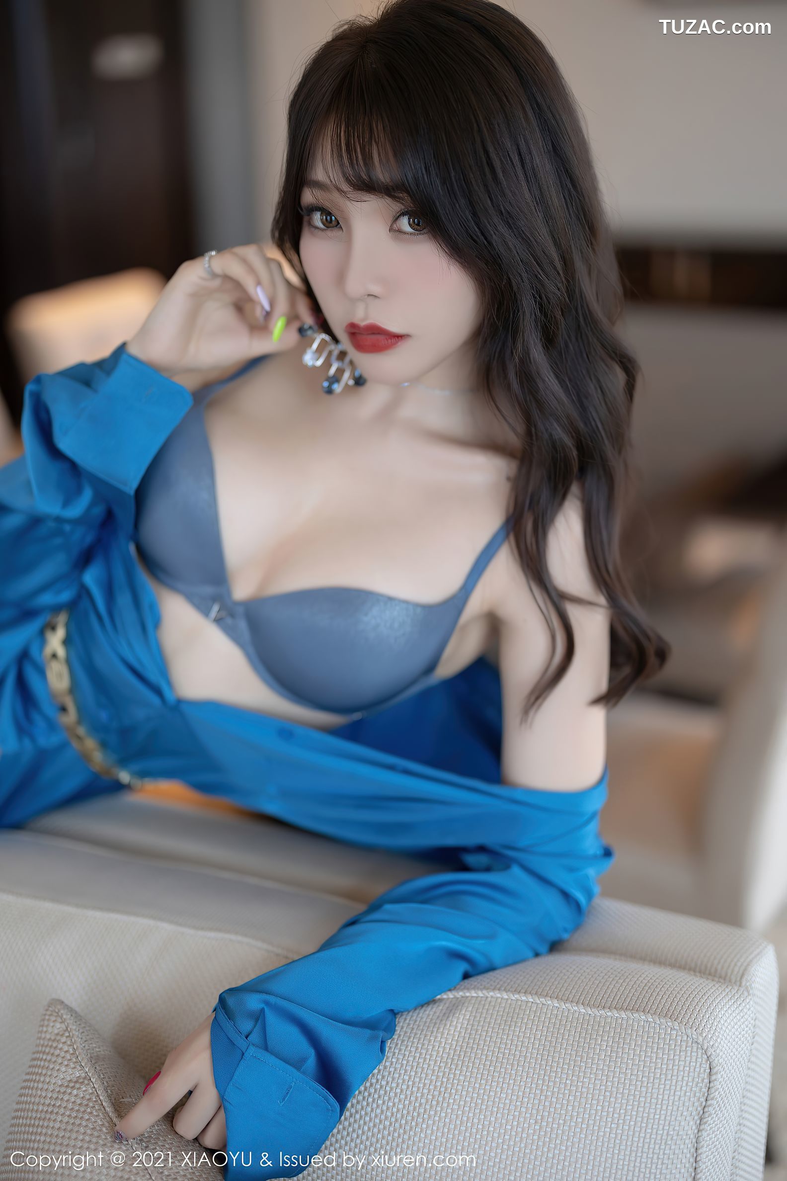 XiaoYu语画界-568-芝芝-床上性感内衣肉丝-2021.07.12