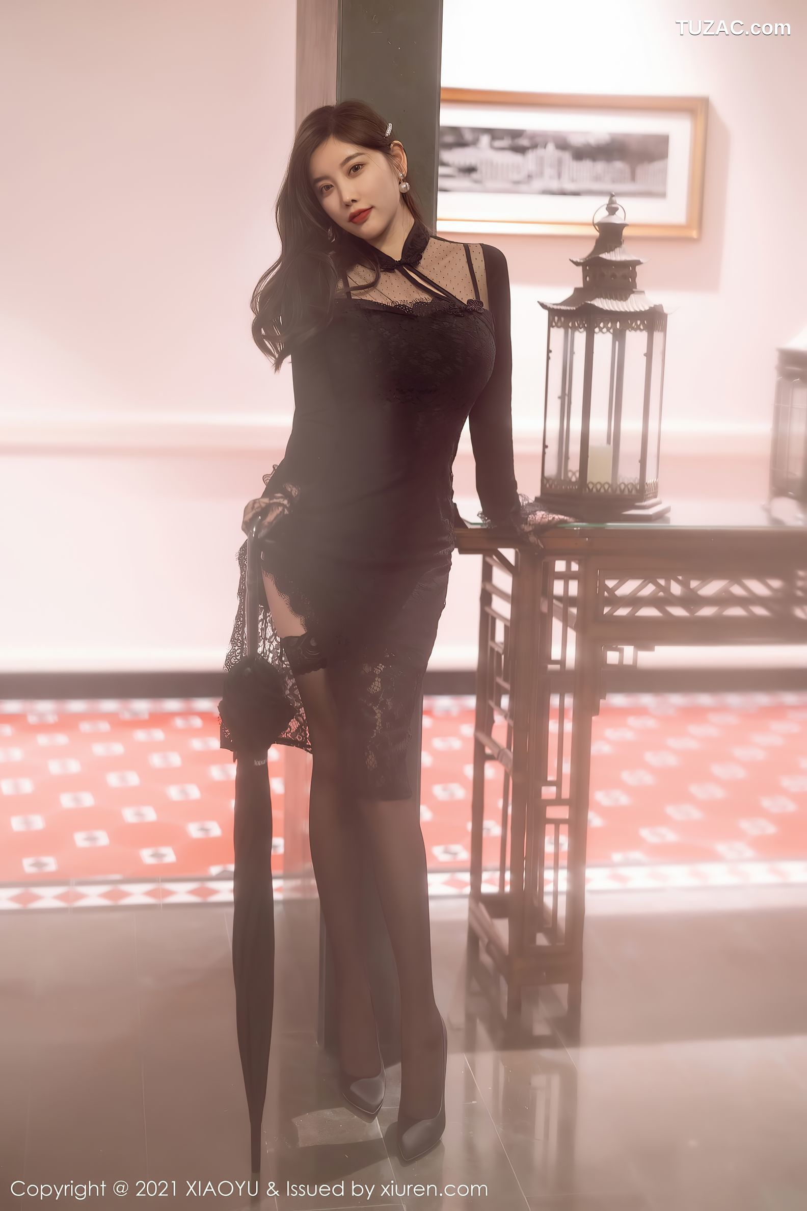 XiaoYu语画界-612-杨晨晨Sugar-白月光与朱砂痣-吊带黑丝-2021.09.10
