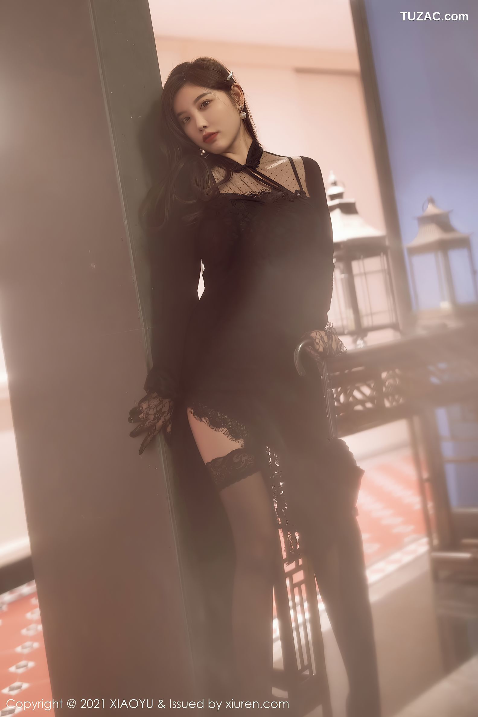 XiaoYu语画界-612-杨晨晨Sugar-白月光与朱砂痣-吊带黑丝-2021.09.10