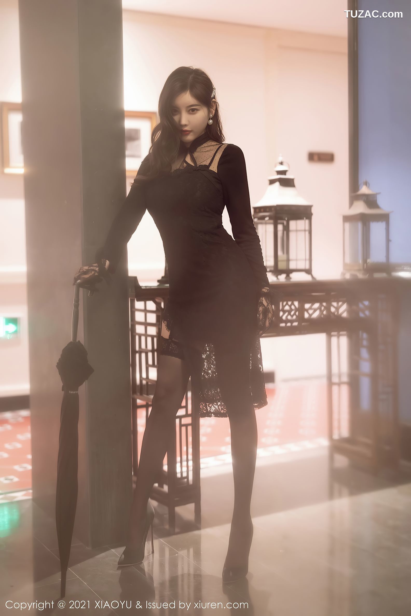 XiaoYu语画界-612-杨晨晨Sugar-白月光与朱砂痣-吊带黑丝-2021.09.10