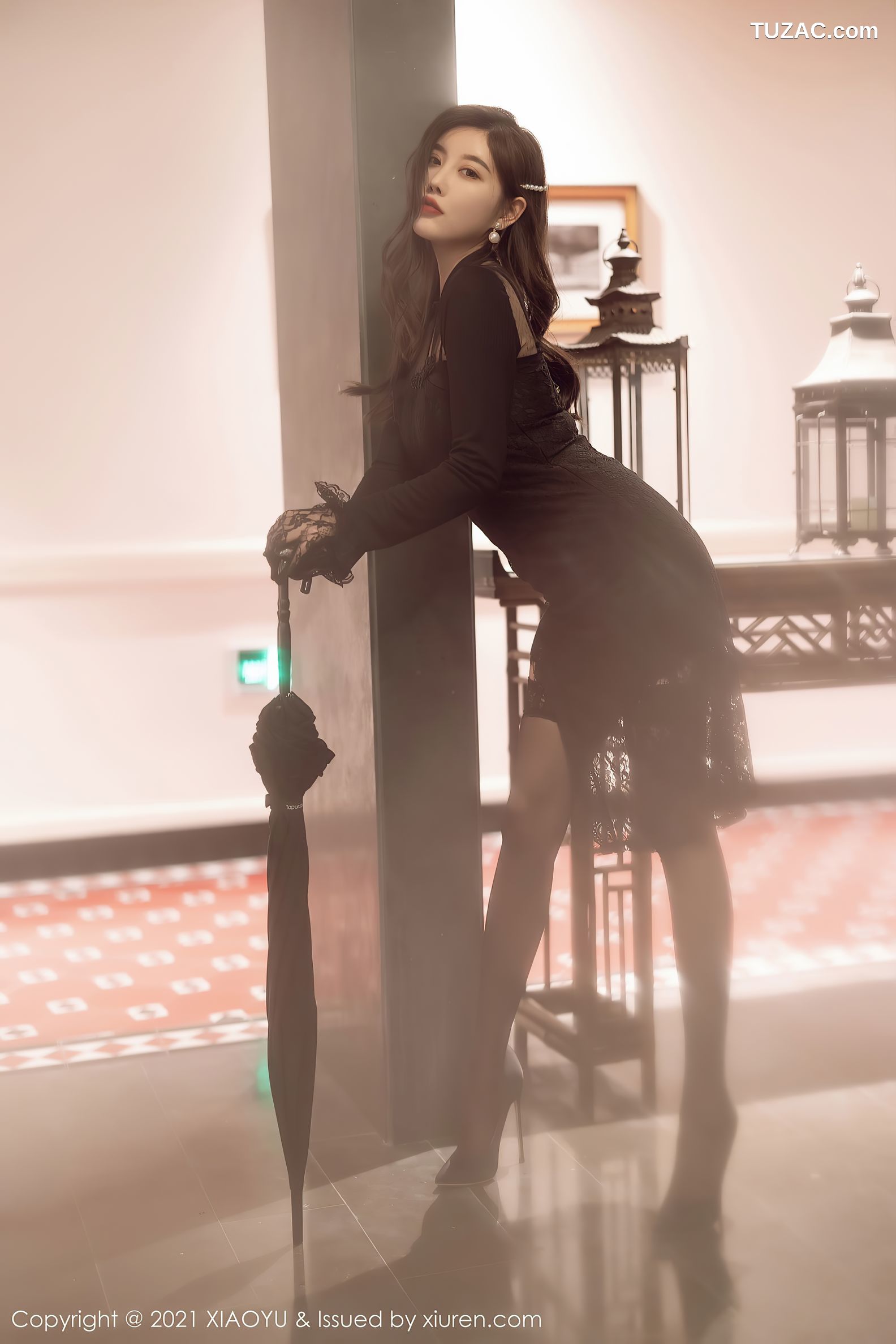 XiaoYu语画界-612-杨晨晨Sugar-白月光与朱砂痣-吊带黑丝-2021.09.10