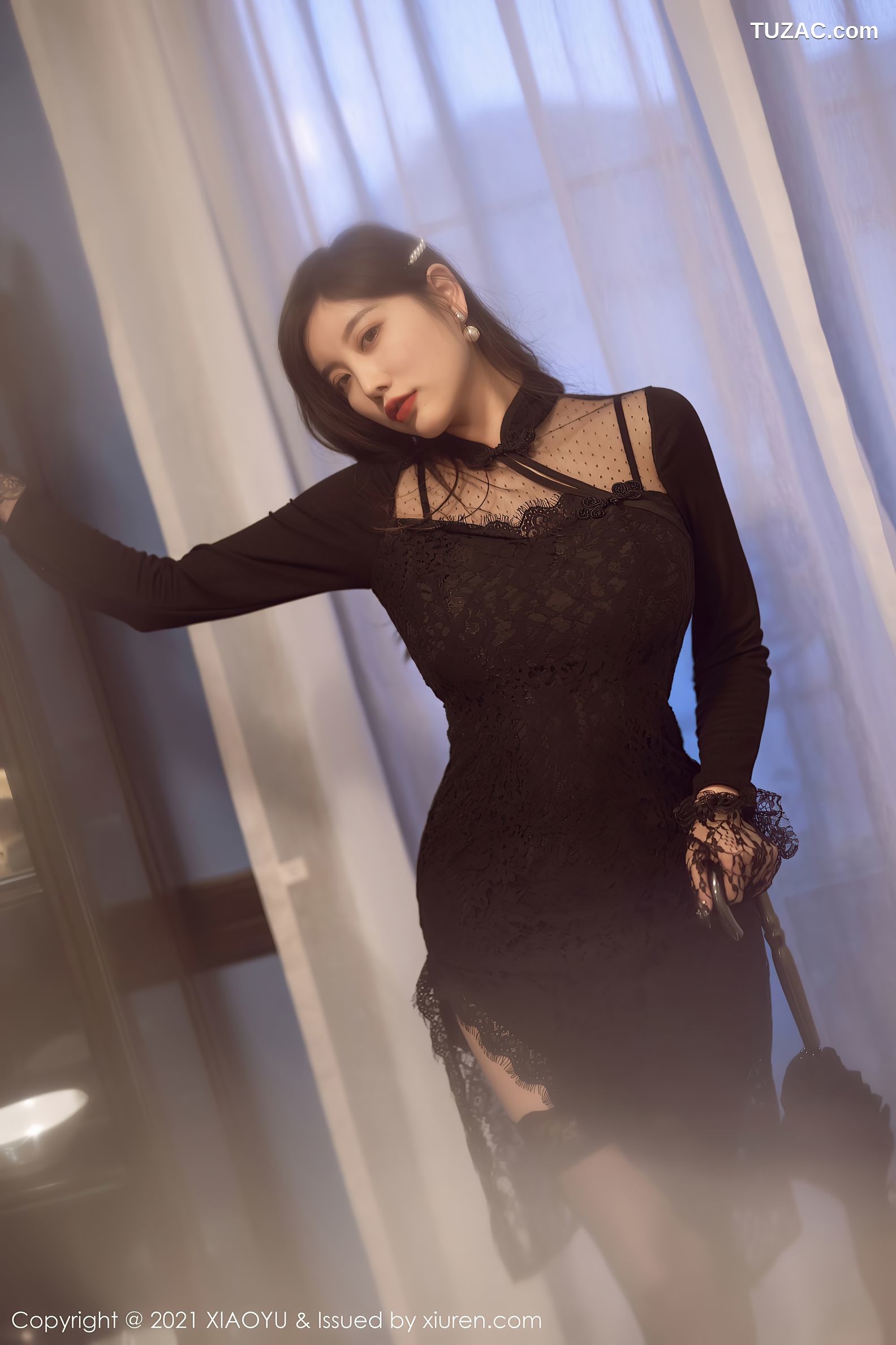 XiaoYu语画界-612-杨晨晨Sugar-白月光与朱砂痣-吊带黑丝-2021.09.10