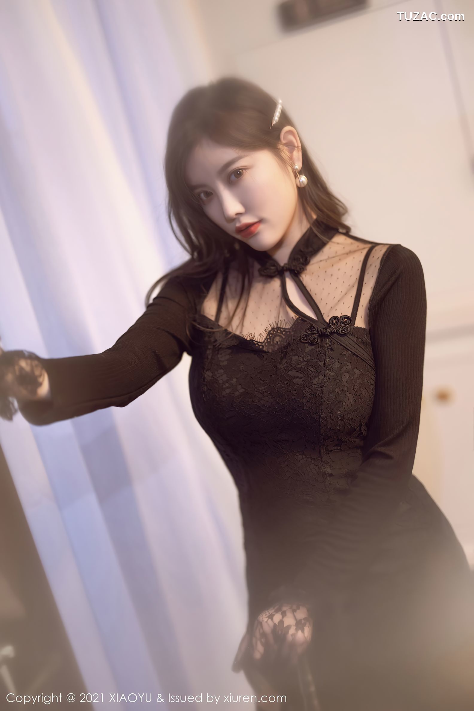 XiaoYu语画界-612-杨晨晨Sugar-白月光与朱砂痣-吊带黑丝-2021.09.10