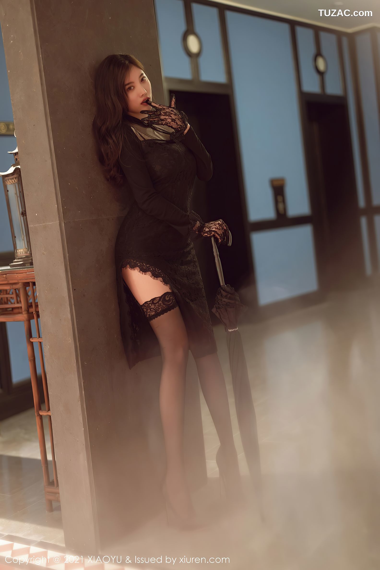 XiaoYu语画界-612-杨晨晨Sugar-白月光与朱砂痣-吊带黑丝-2021.09.10