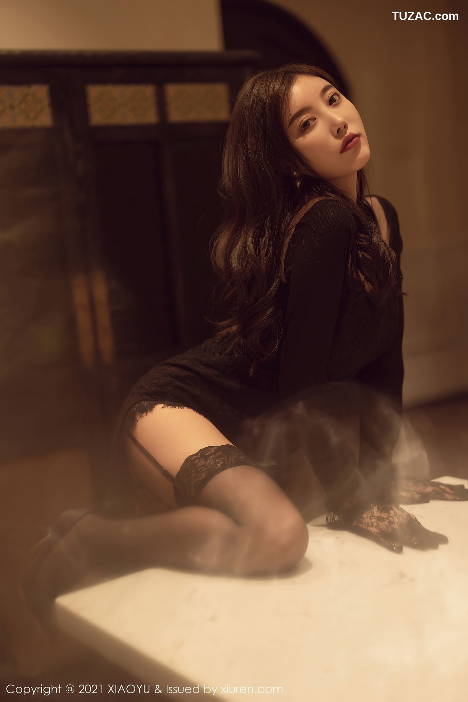 XiaoYu语画界-612-杨晨晨Sugar-白月光与朱砂痣-吊带黑丝-2021.09.10