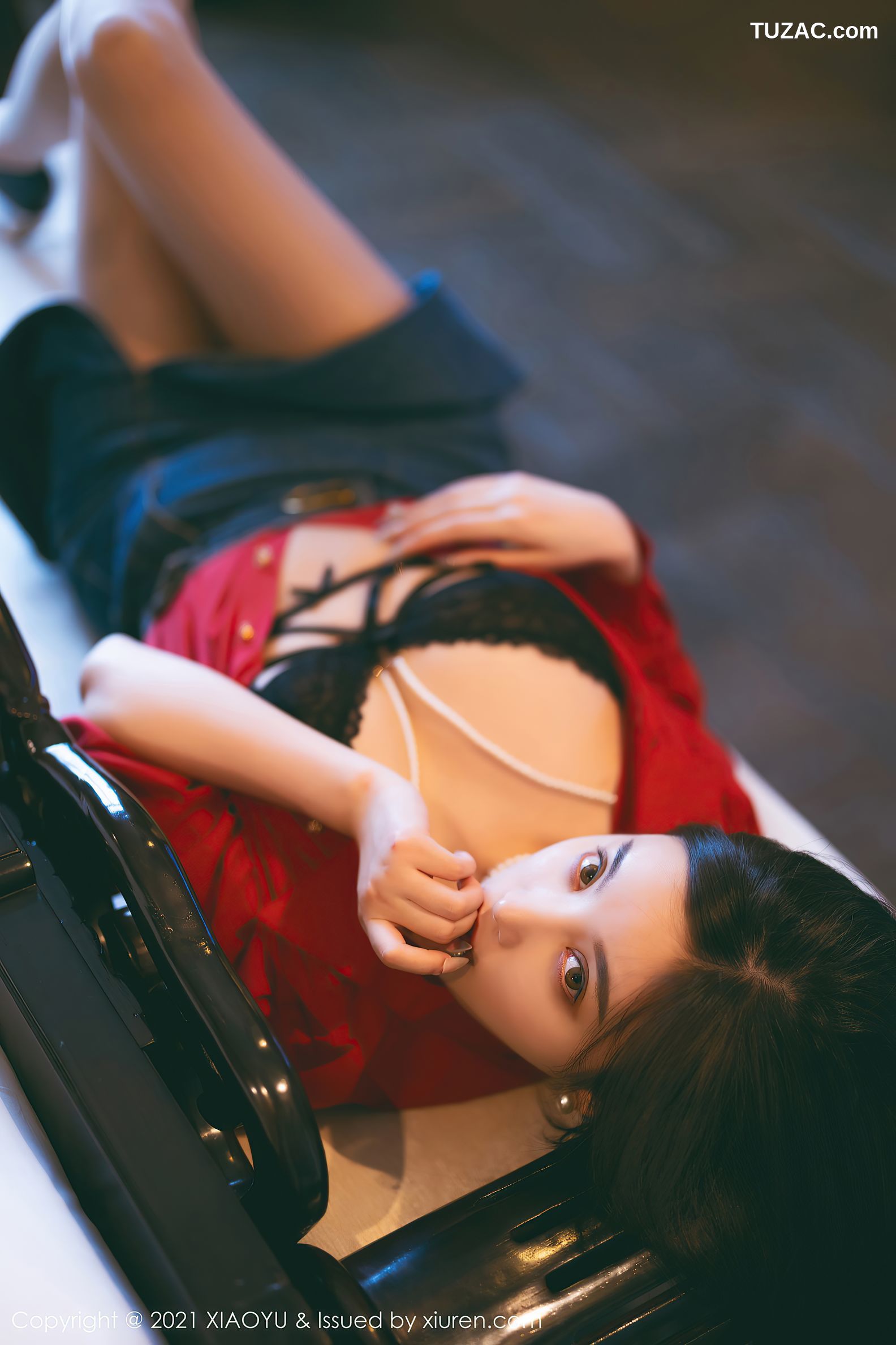 XiaoYu语画界-618-杨晨晨Yome-民国风主题红衬衫牛仔裙-2021.09.18