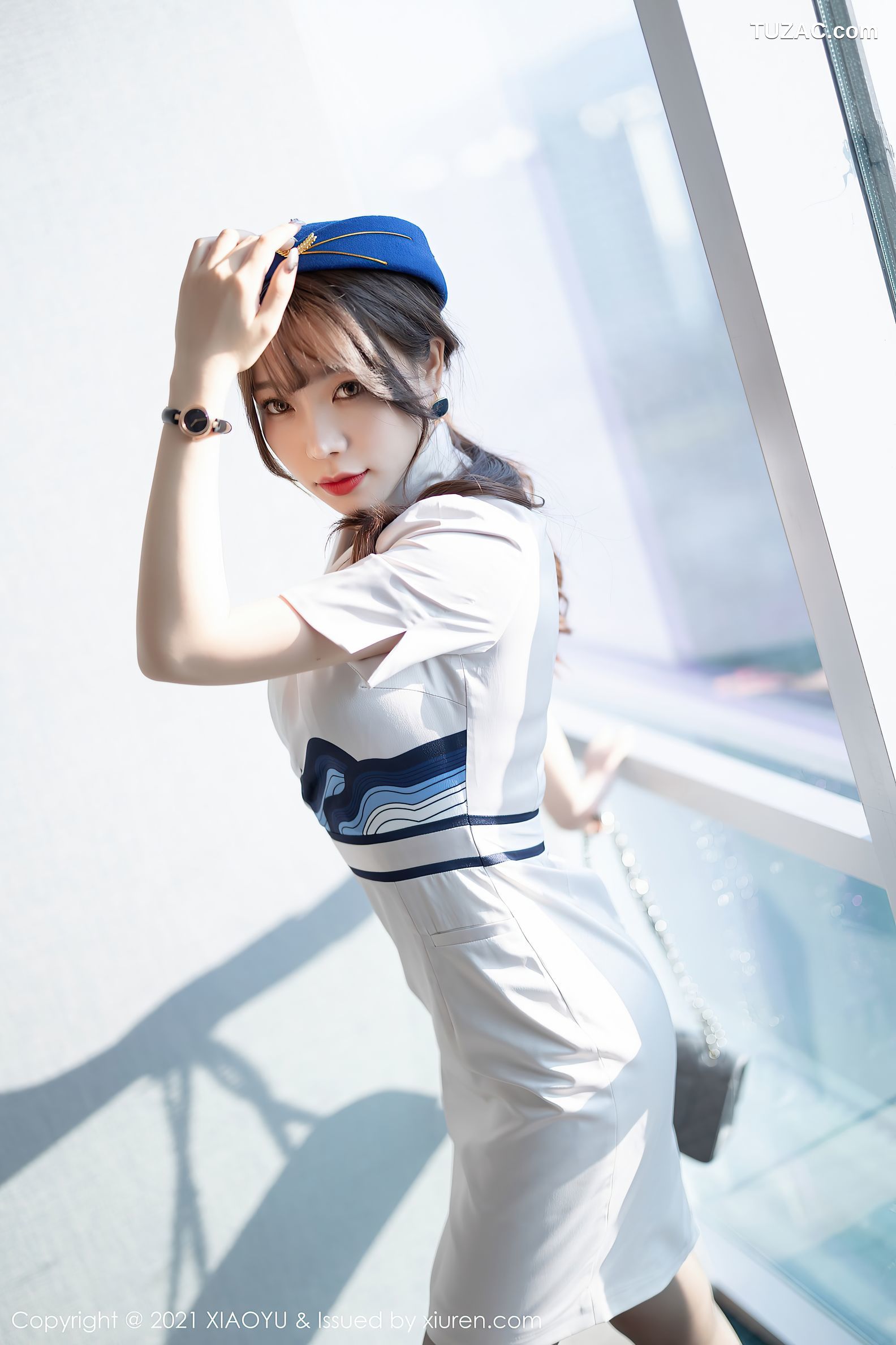 XiaoYu语画界-642-芝芝Booty-空乘制服性感内衣-2021.10.28