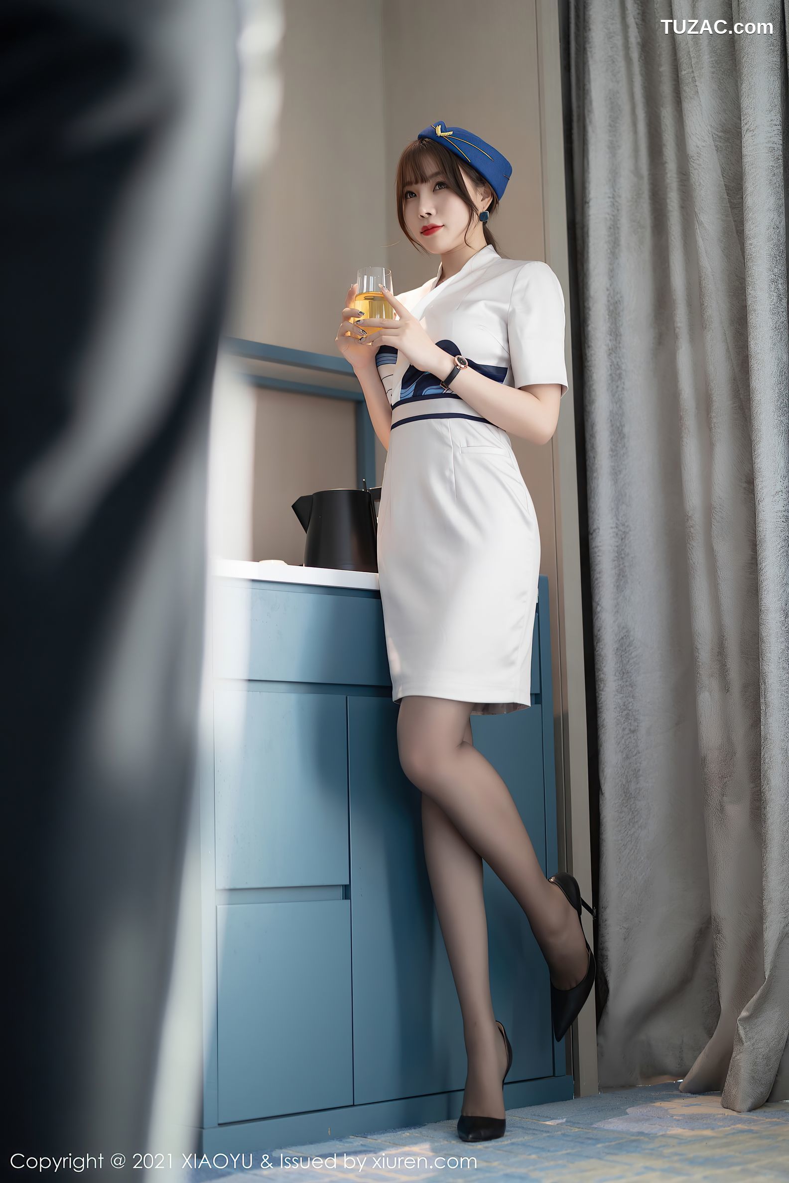 XiaoYu语画界-642-芝芝Booty-空乘制服性感内衣-2021.10.28