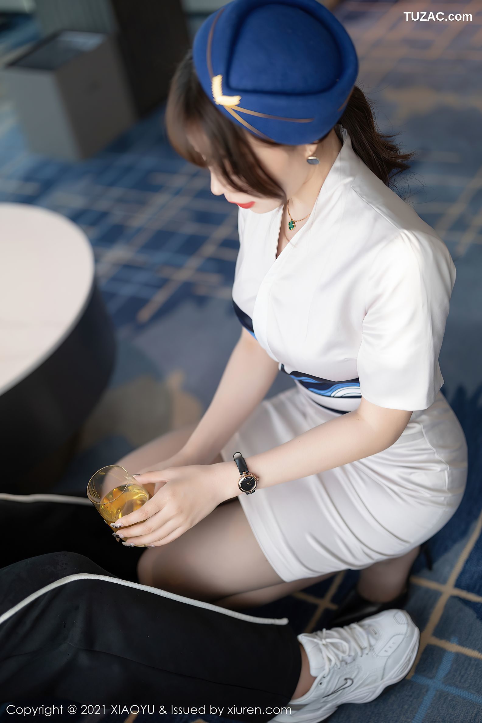 XiaoYu语画界-642-芝芝Booty-空乘制服性感内衣-2021.10.28