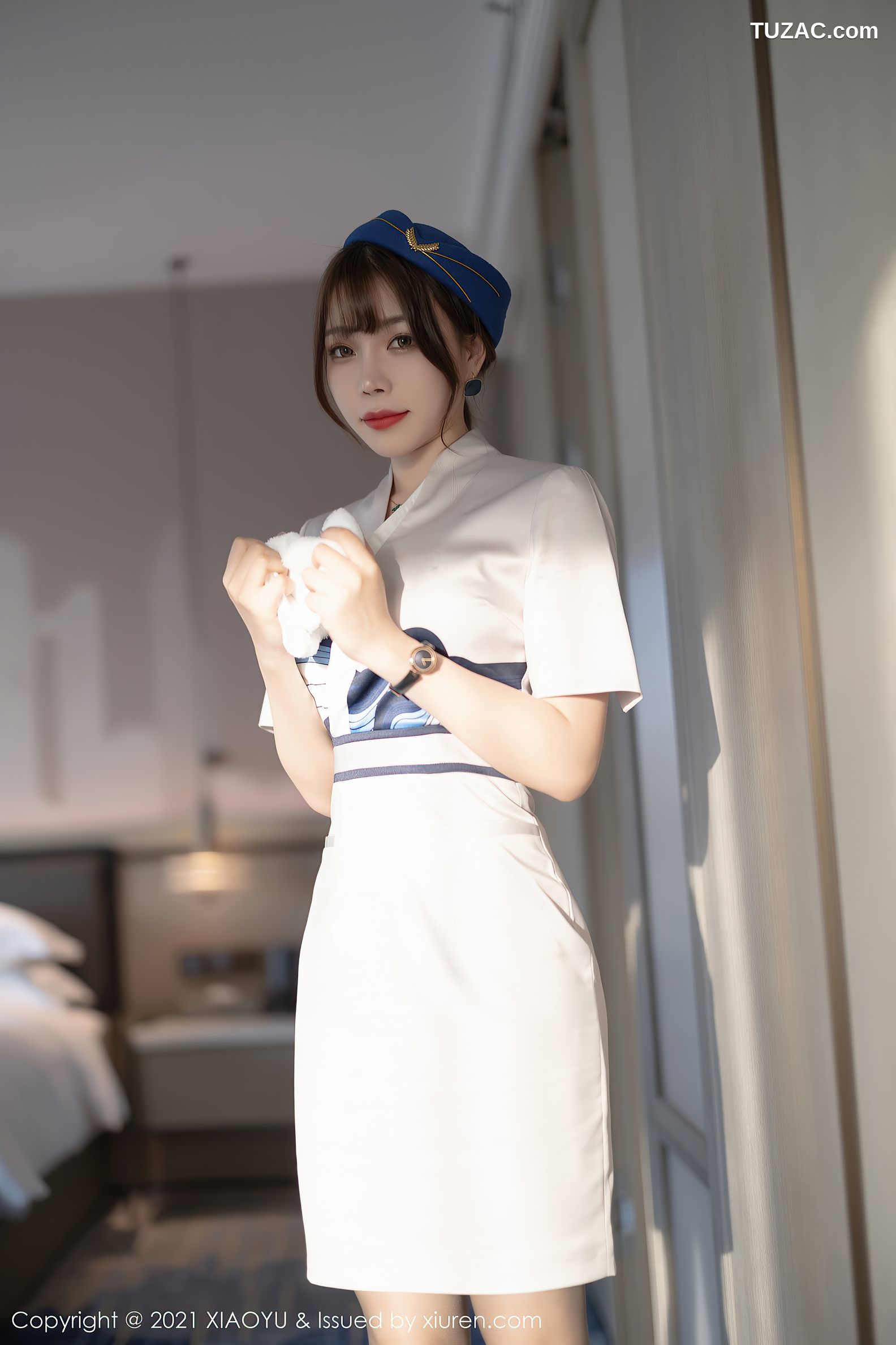 XiaoYu语画界-642-芝芝Booty-空乘制服性感内衣-2021.10.28
