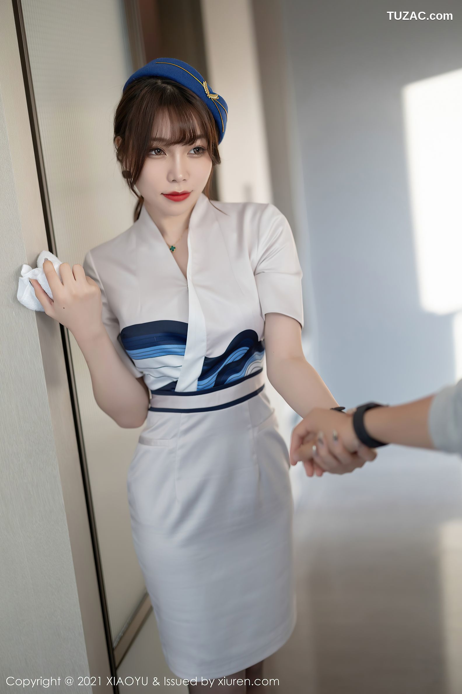 XiaoYu语画界-642-芝芝Booty-空乘制服性感内衣-2021.10.28
