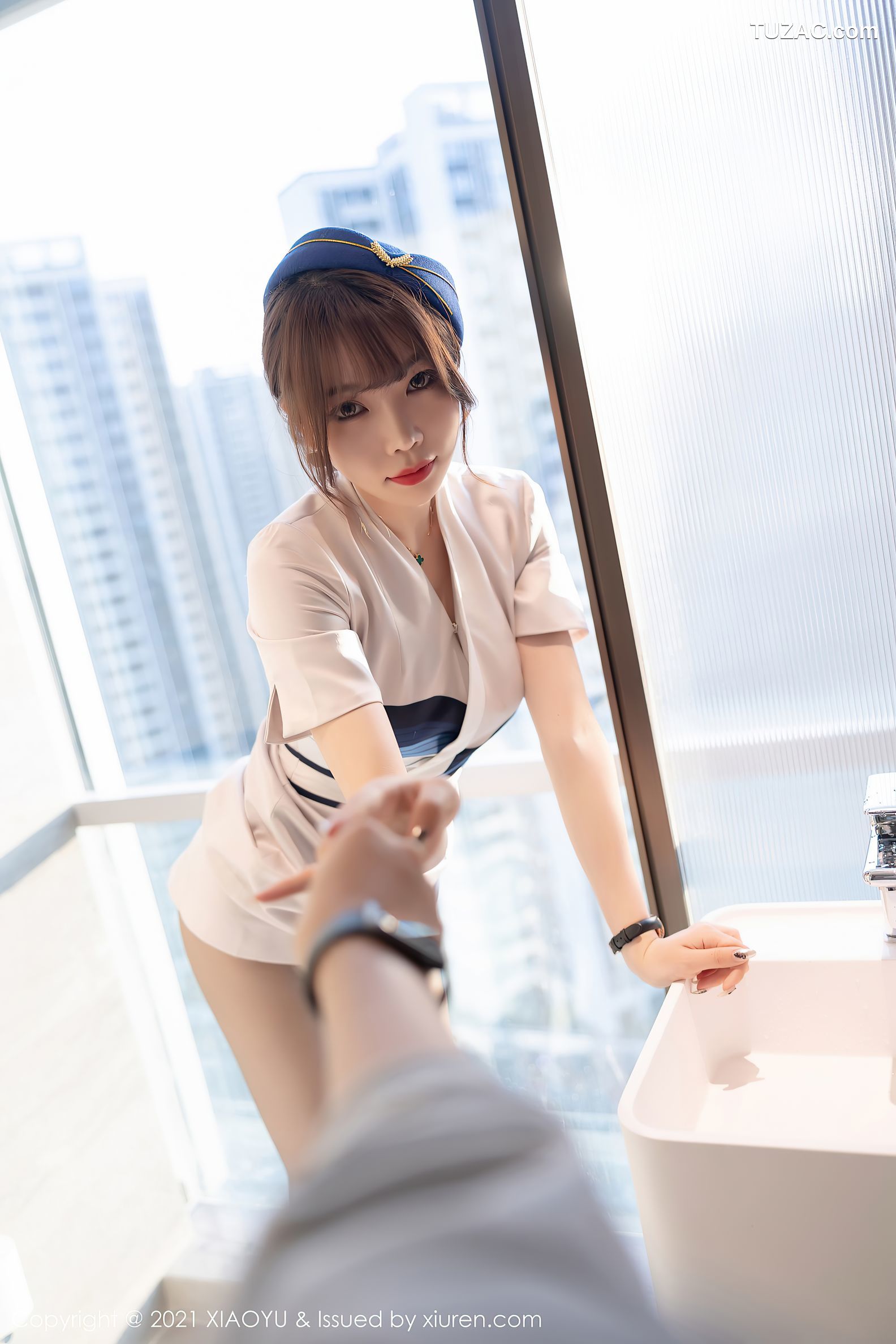 XiaoYu语画界-642-芝芝Booty-空乘制服性感内衣-2021.10.28