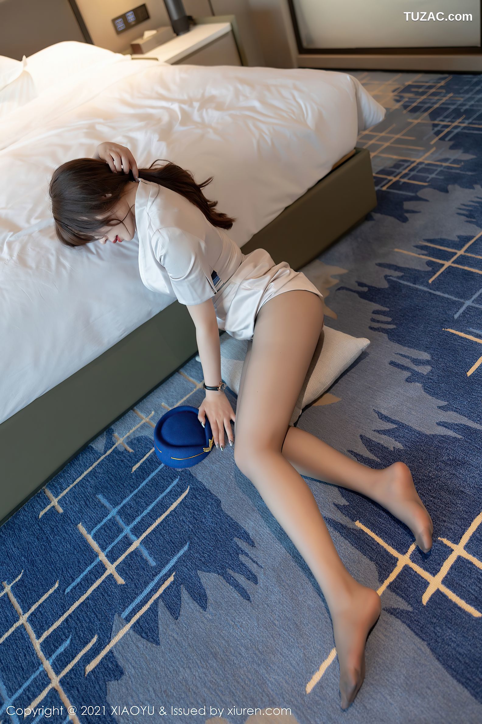 XiaoYu语画界-642-芝芝Booty-空乘制服性感内衣-2021.10.28