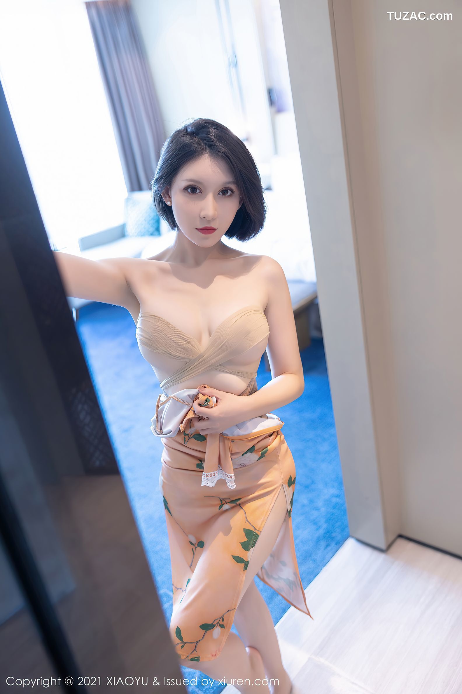 XiaoYu语画界-651-潘朵拉-薄透真空旗袍肉丝-2021.11.10