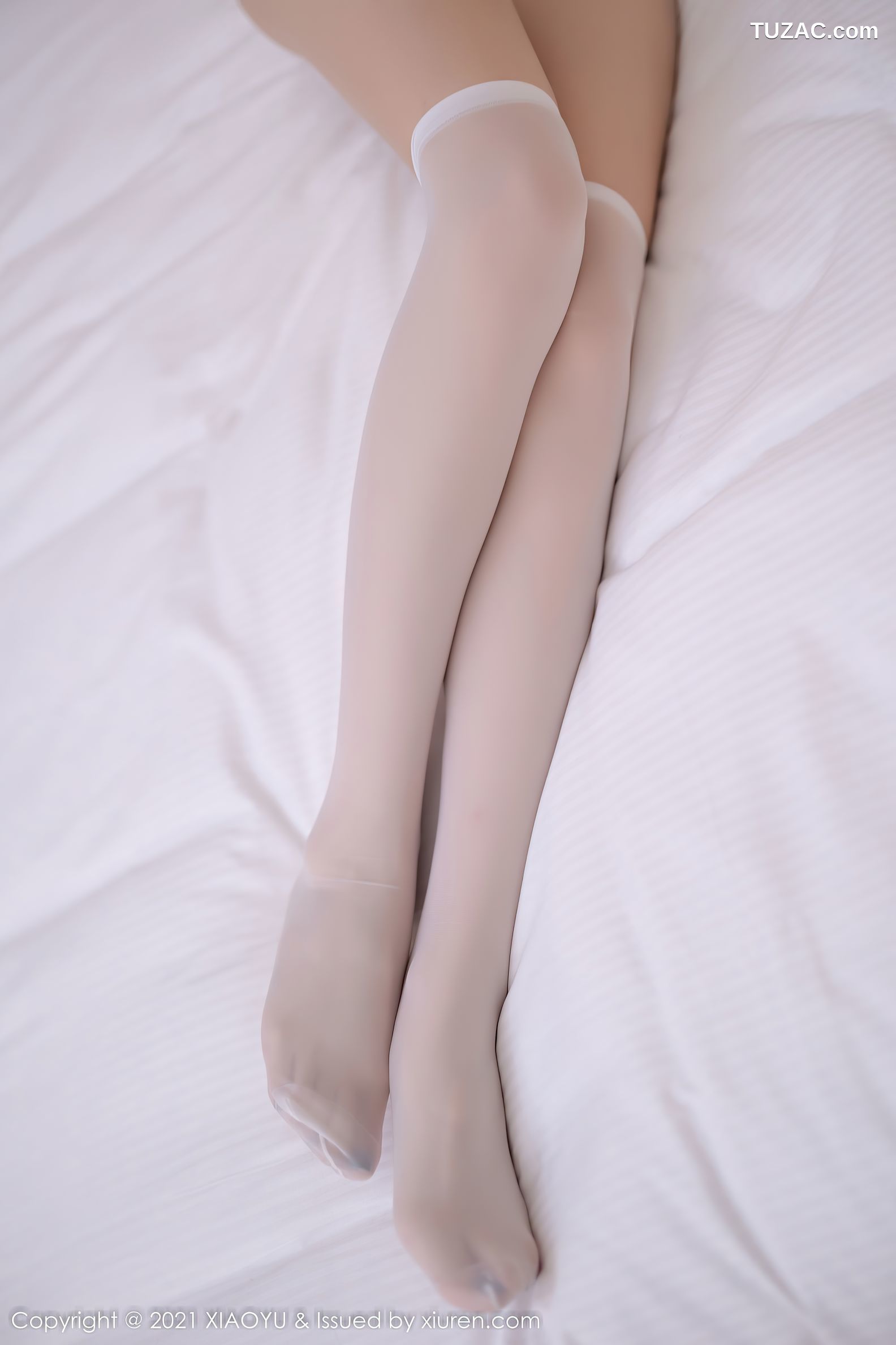 XiaoYu语画界-671-林星阑-白色高叉连体衣白丝-2021.12.08