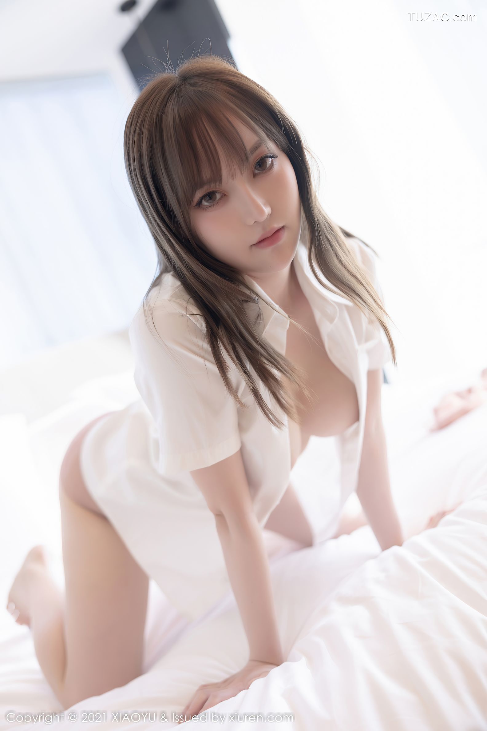 XiaoYu语画界-677-豆瓣酱-学生制服主题性感内衣黑丝-2021.12.16