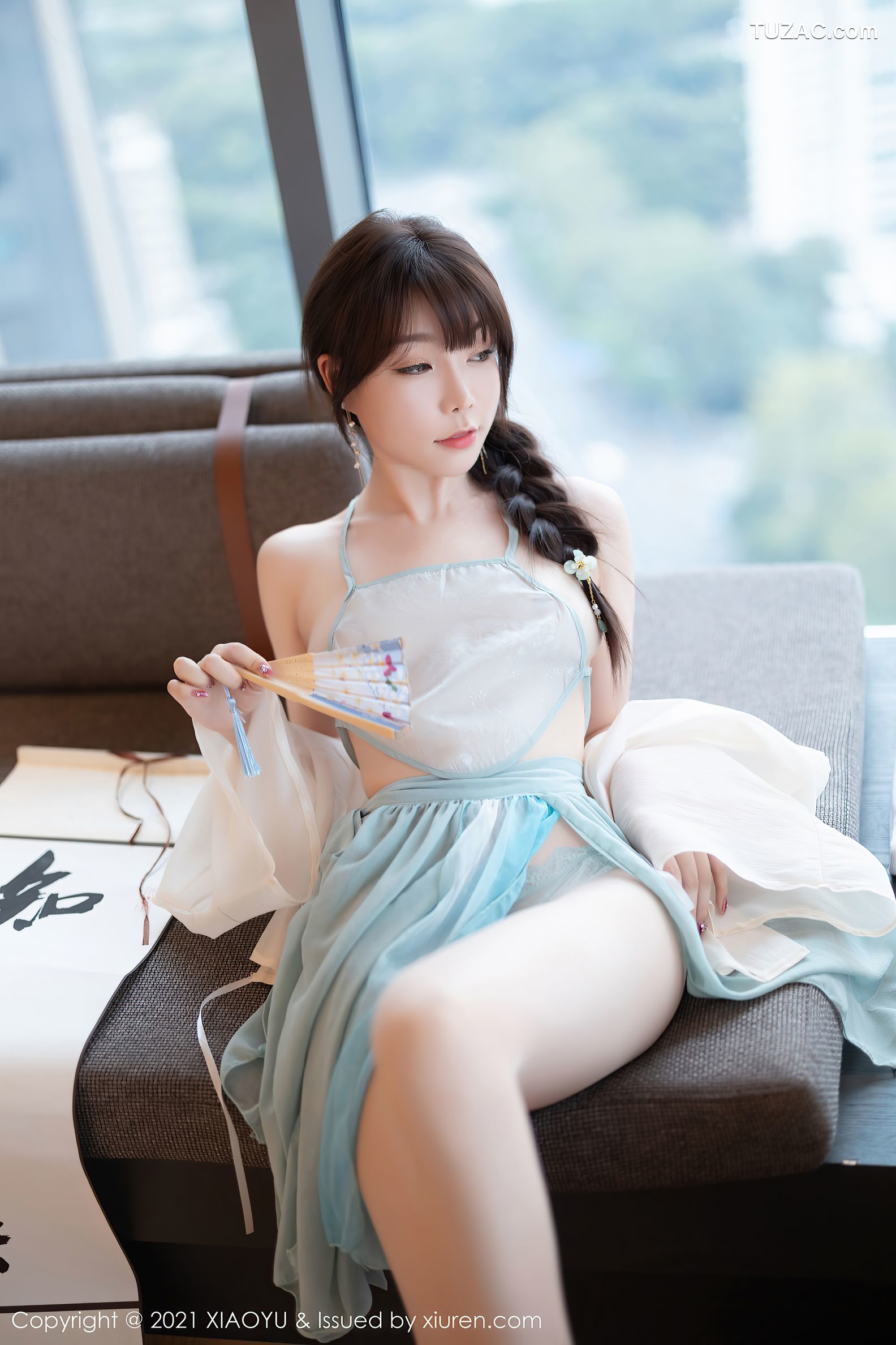 XiaoYu语画界-679-芝芝Booty-古韵着装超薄肉丝火辣身材-2021.12.20