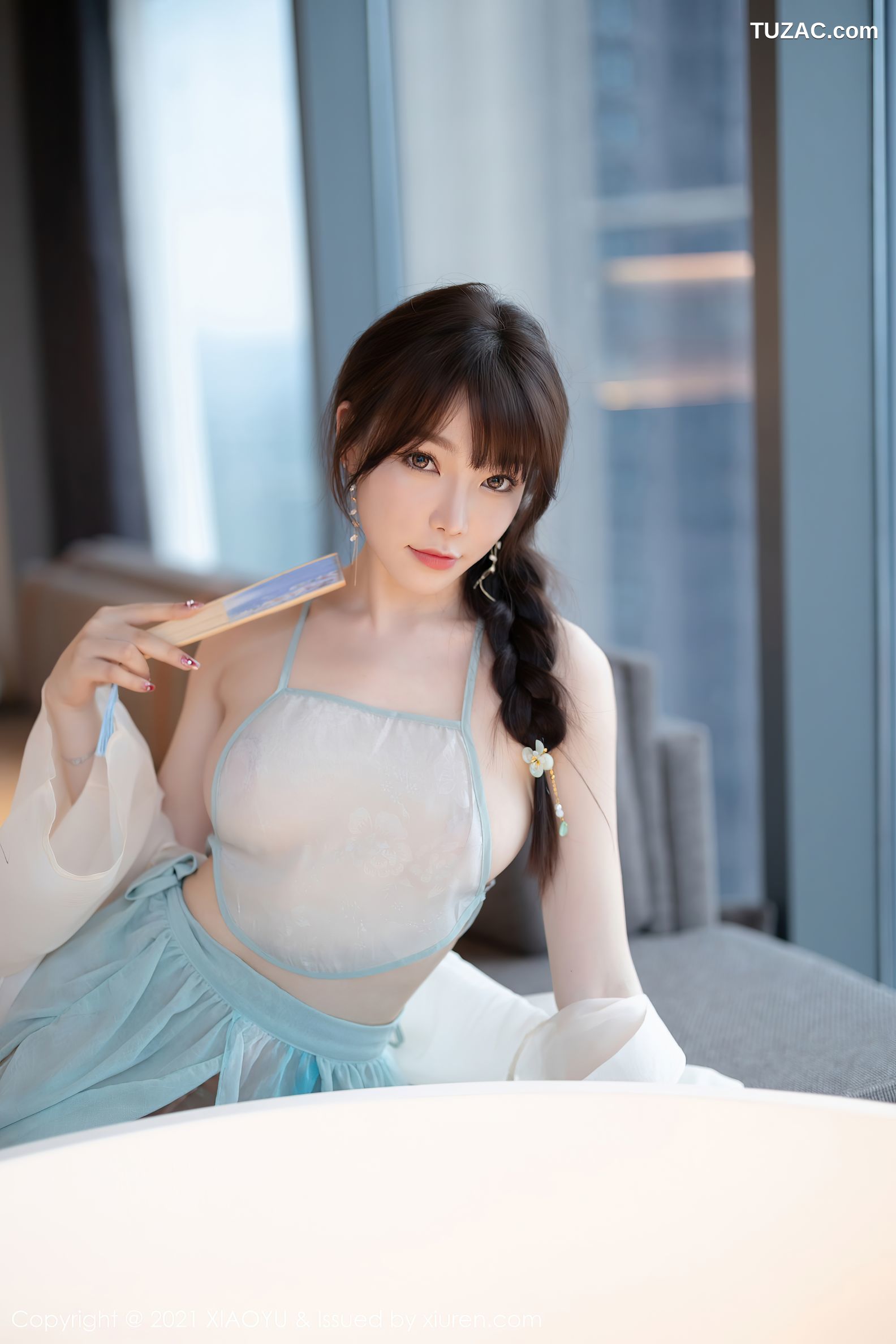 XiaoYu语画界-679-芝芝Booty-古韵着装超薄肉丝火辣身材-2021.12.20