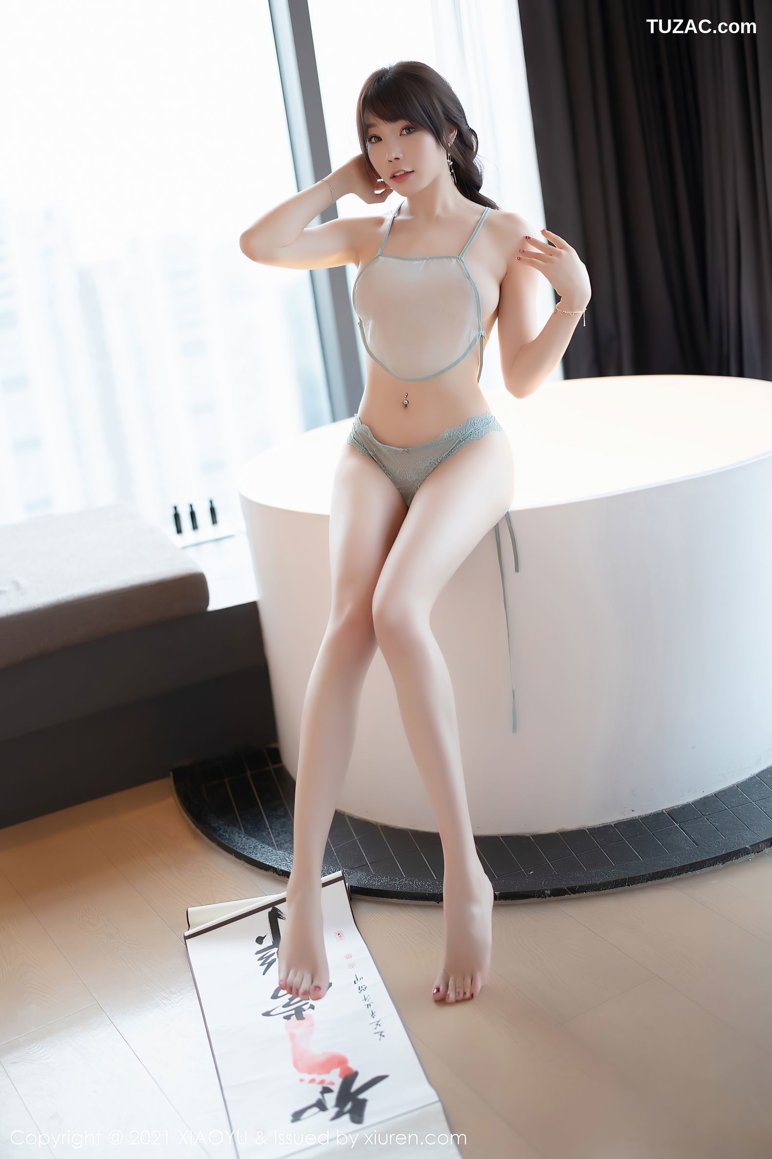 XiaoYu语画界-679-芝芝Booty-古韵着装超薄肉丝火辣身材-2021.12.20