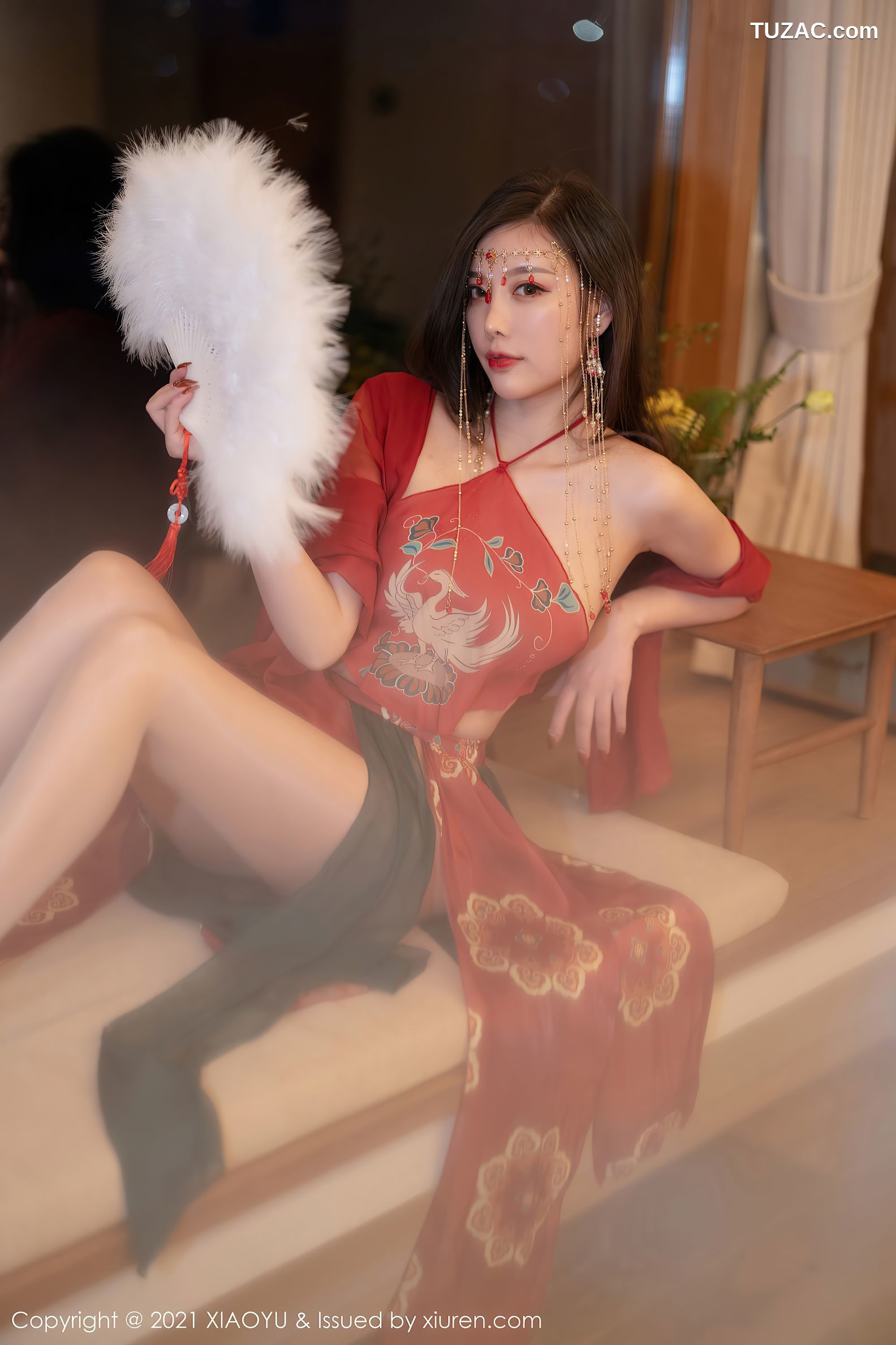 XiaoYu语画界-688-杨晨晨Sugar-丽江心愿旅拍红色古装肚兜-2021.12.31