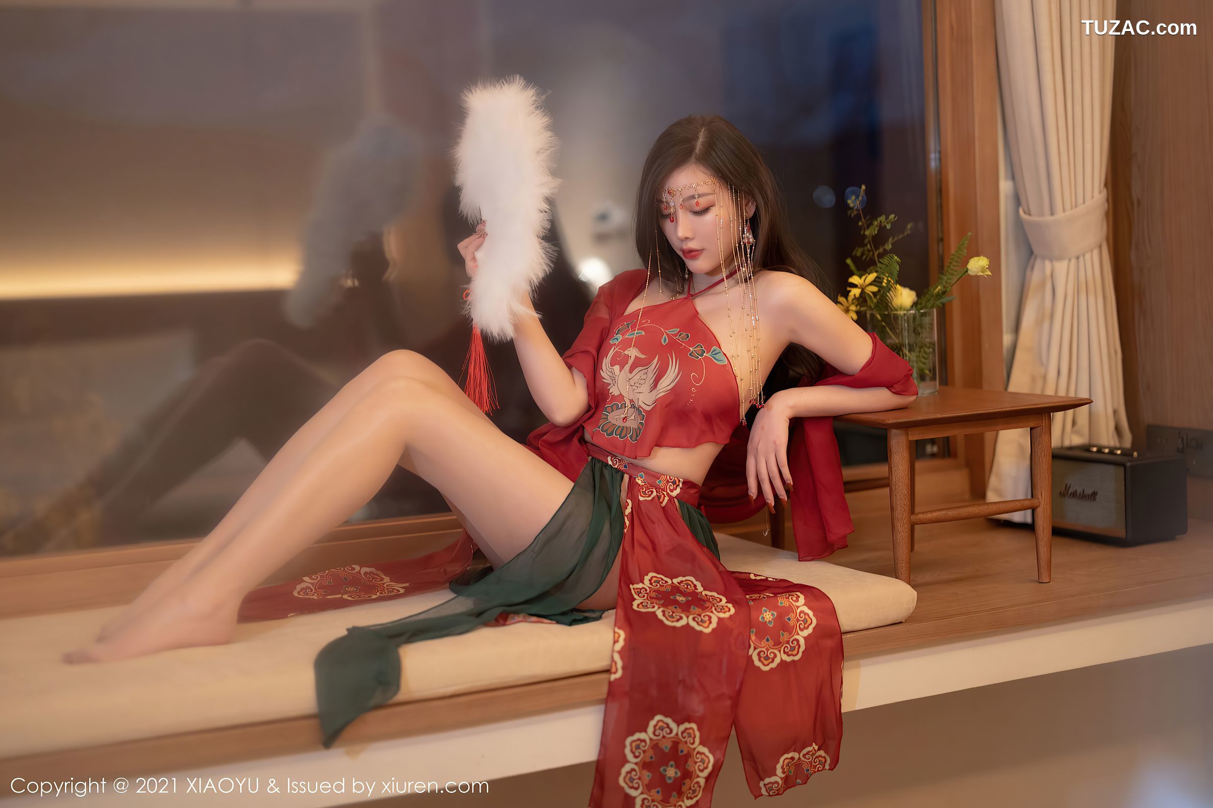 XiaoYu语画界-688-杨晨晨Sugar-丽江心愿旅拍红色古装肚兜-2021.12.31